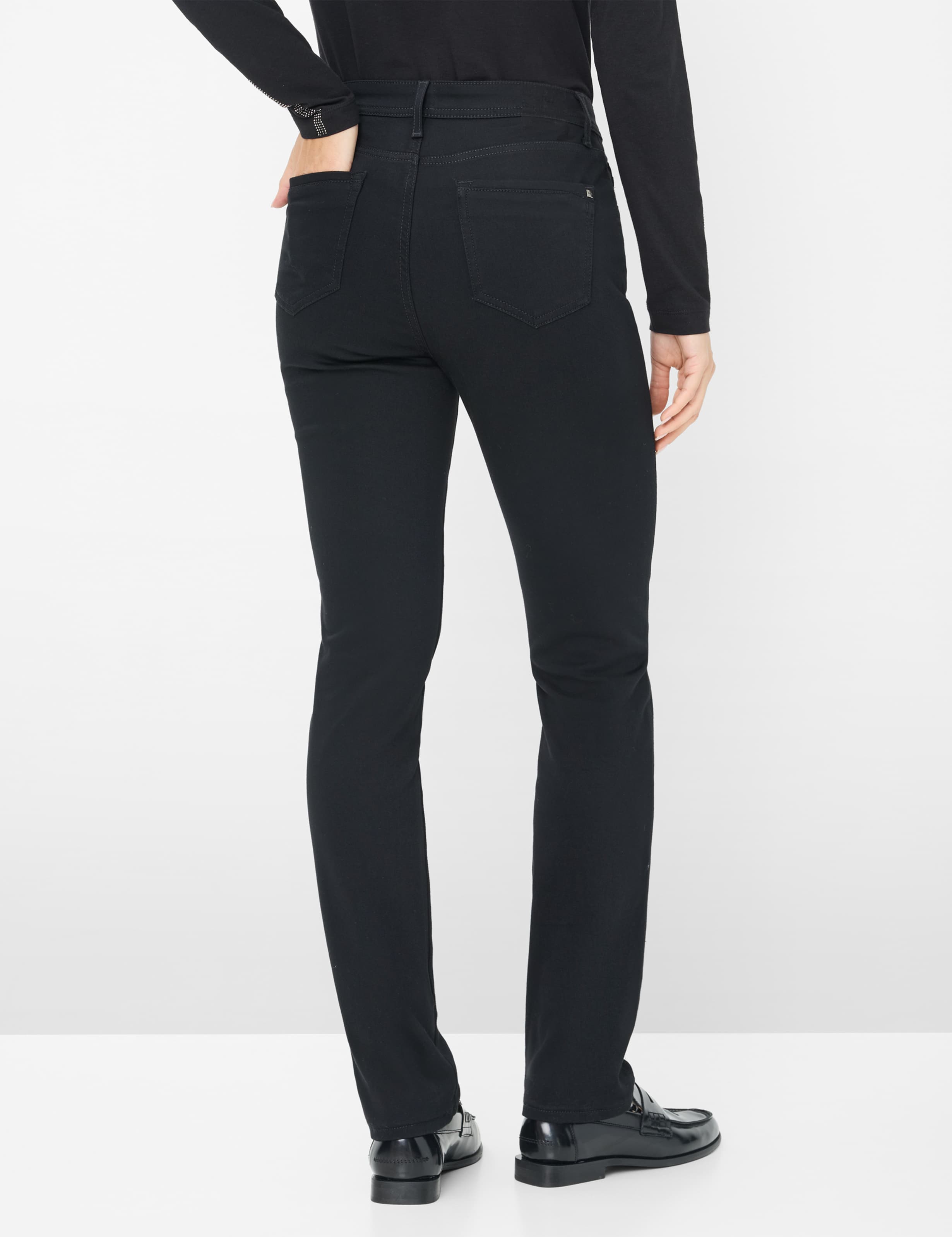 Thumbnail - Brax Damen Five-Pocket-Hose Style CAROLA CLEAN BLACK BLACK, denim schwarz, Gr. 42K