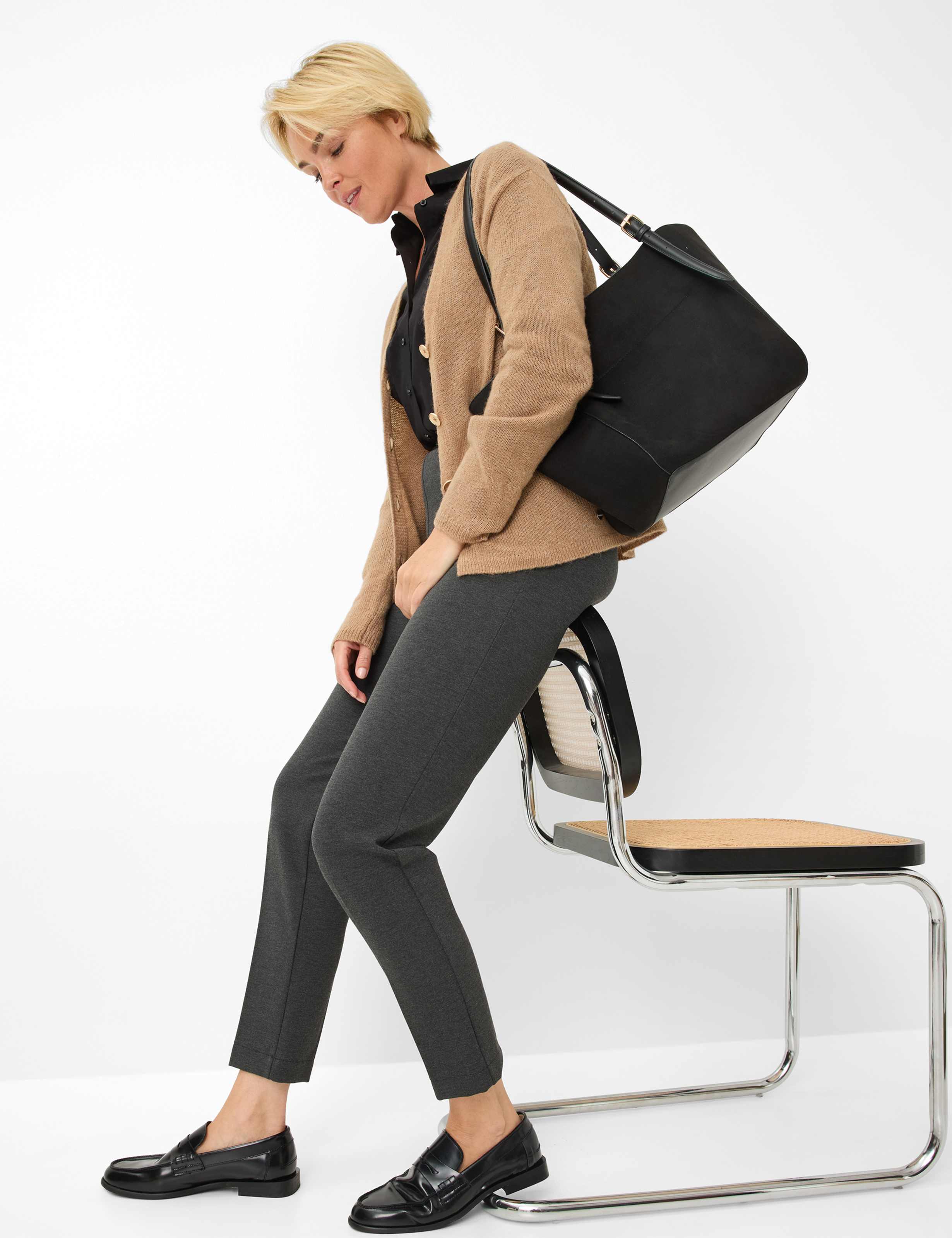 Damen Style CILLY Dunkelgrau - Anthrazit Comfort Plus Fit Detail 1