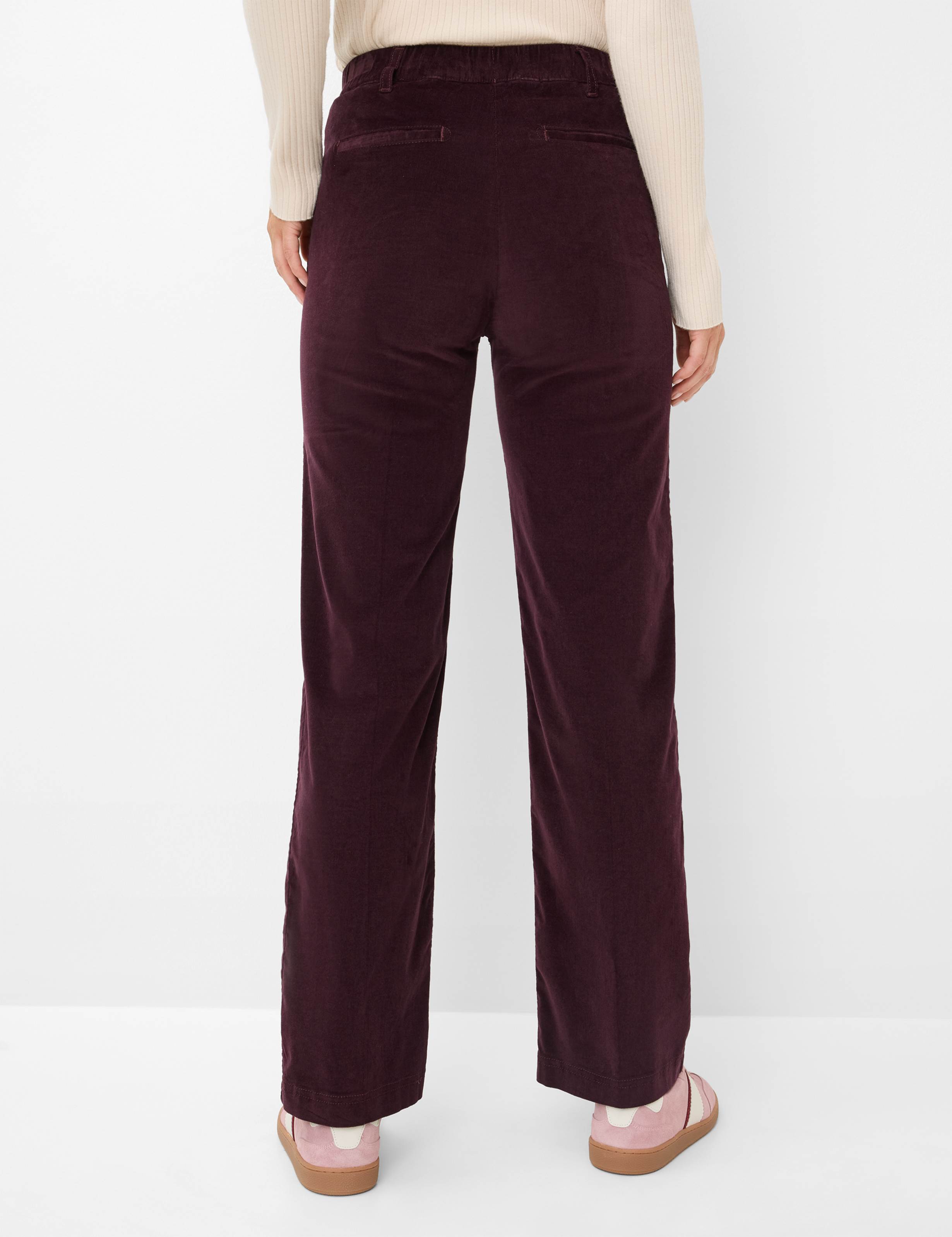 Thumbnail - Raphaela by Brax Damen Cordhose Style PEGGY FLARED AMARONE, dunkelrot, Gr. 40