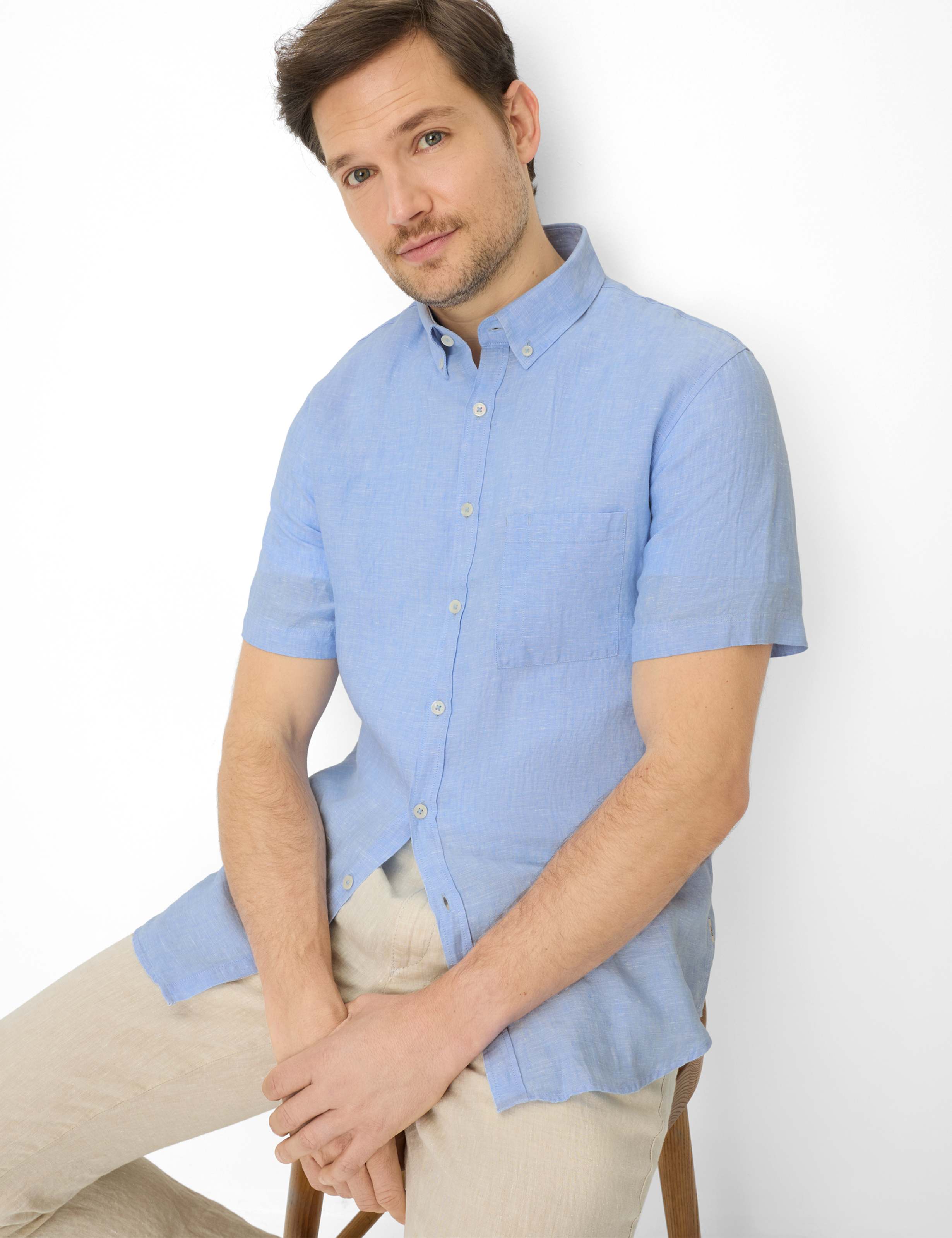 Heren Style DAN Lichtblauw  Detail 1