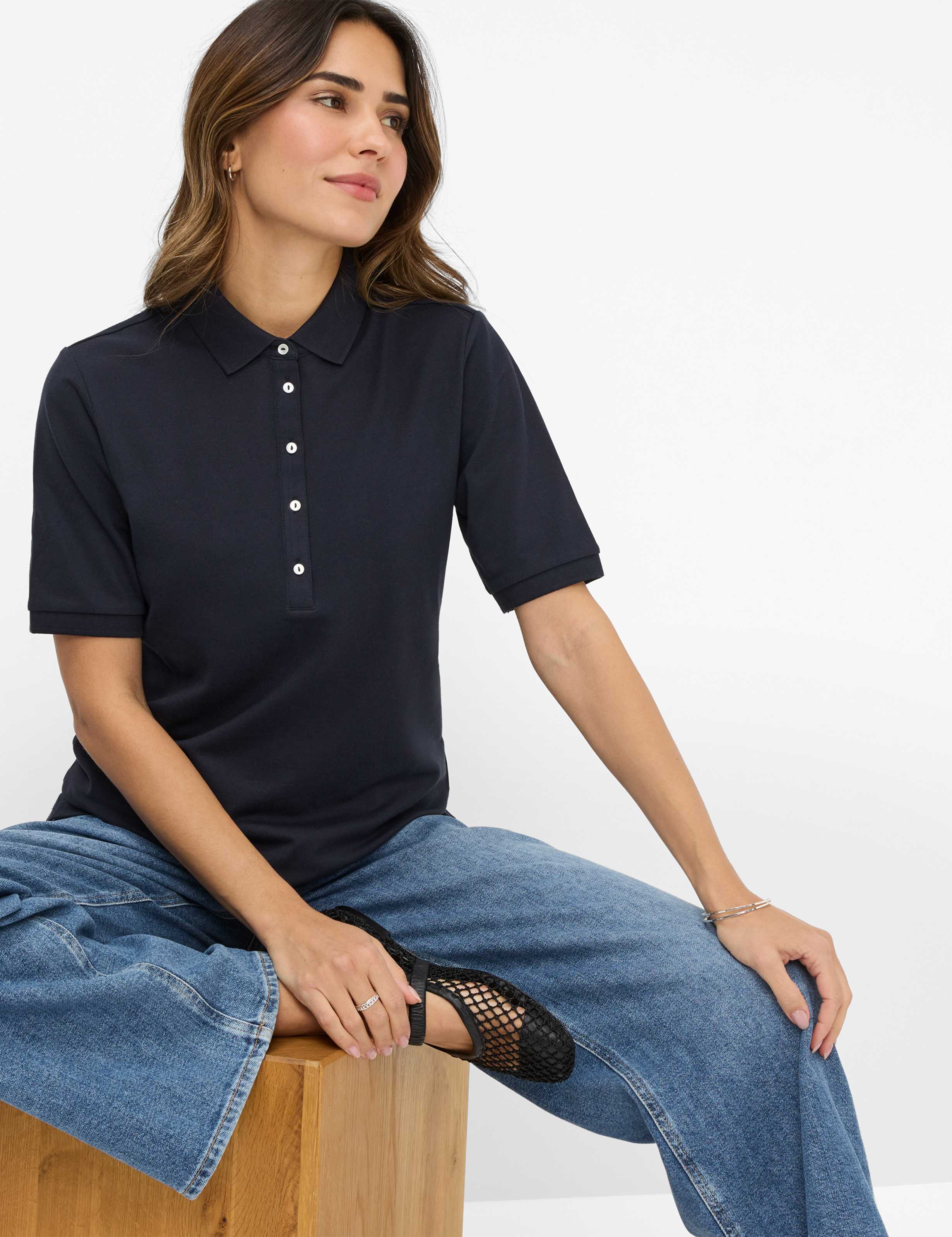 Femme Style CLEO Bleu Foncé  Détail 1
