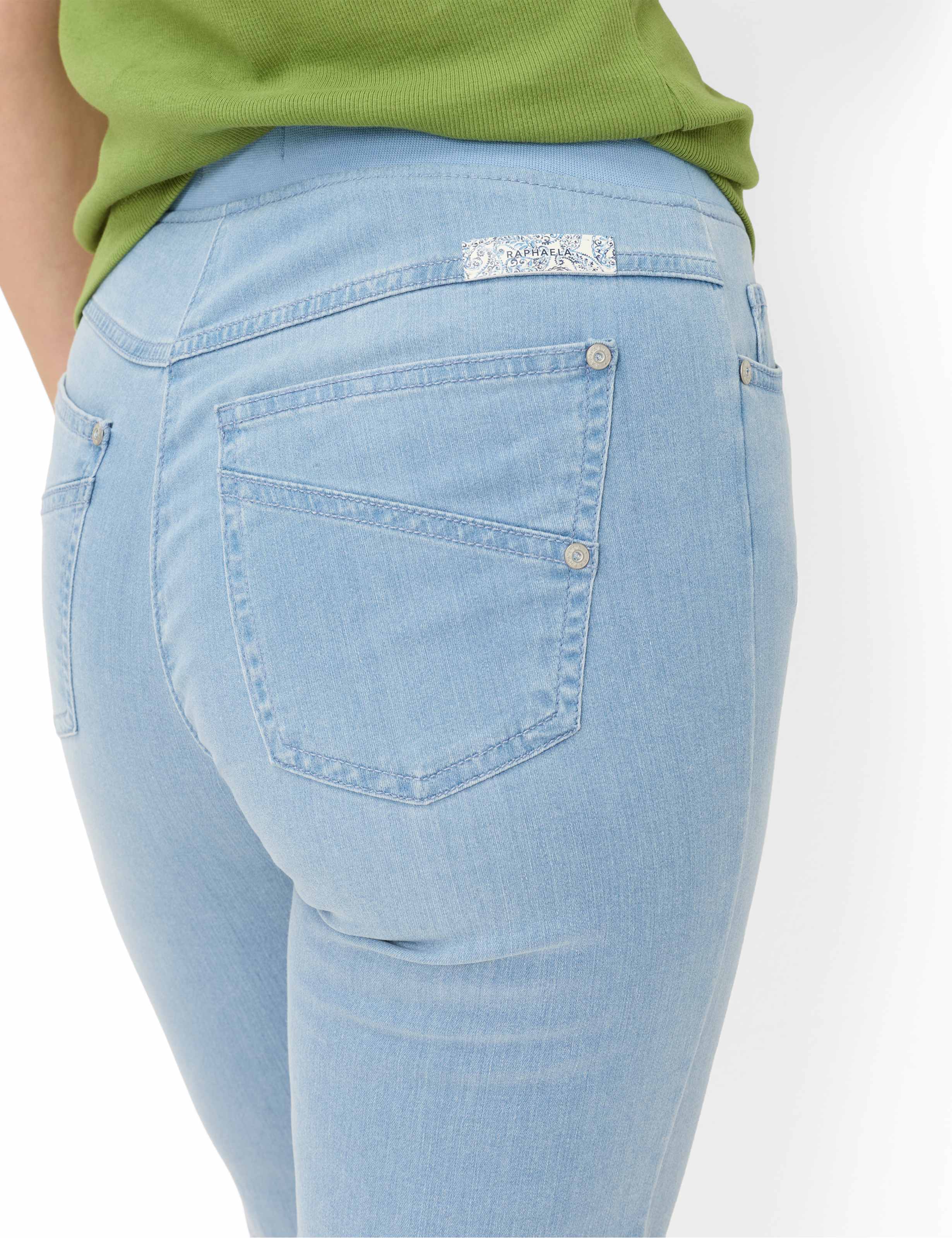 Damen Style PAMINA BERMUDA Denim Hellblau Slim Fit Detail 2