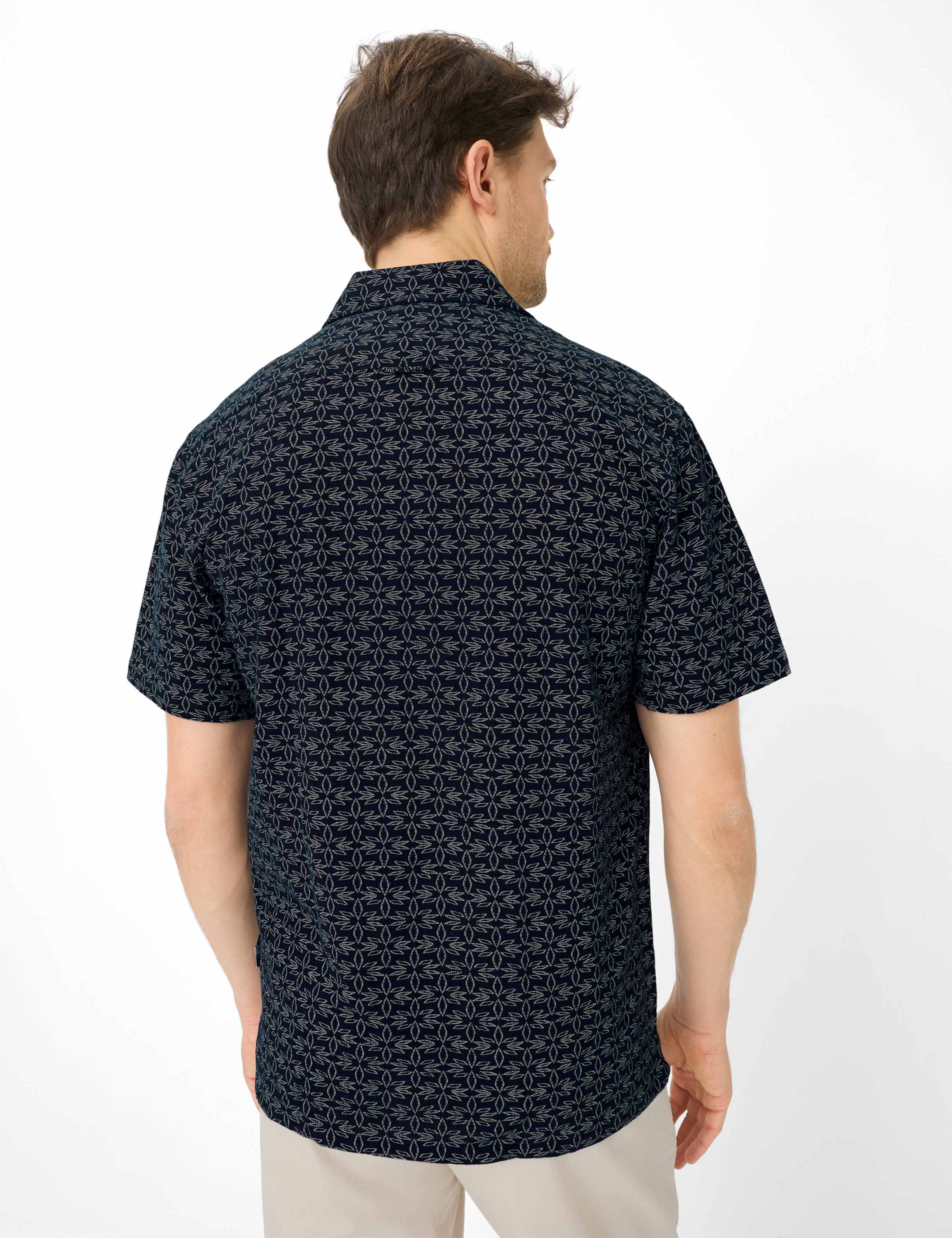 Thumbnail - Brax Herren Hemd Style LEO marine, Blau, Gr. L