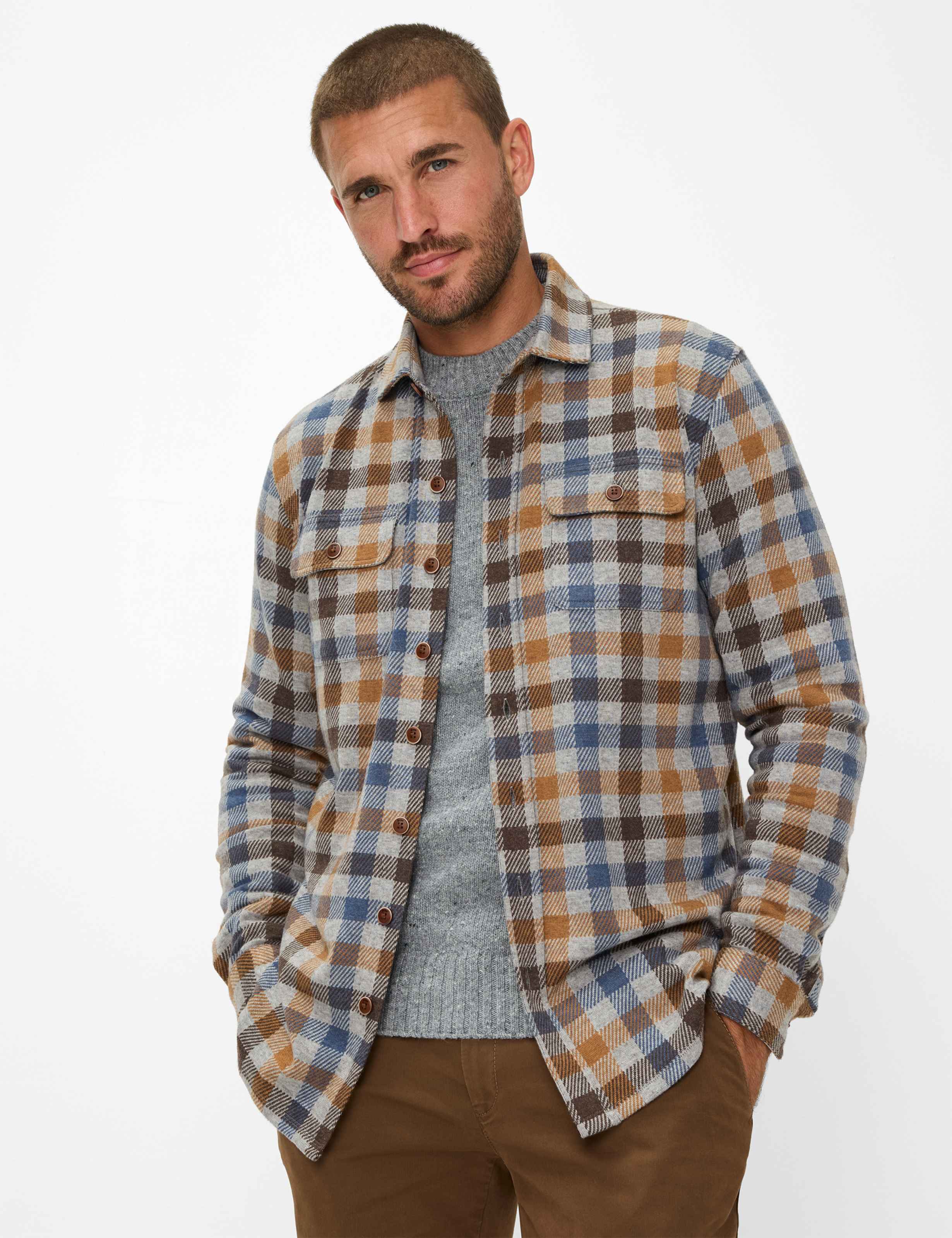 Thumbnail - Brax Herren  Style SANTIAGO toffee, hellbraun, Gr. S