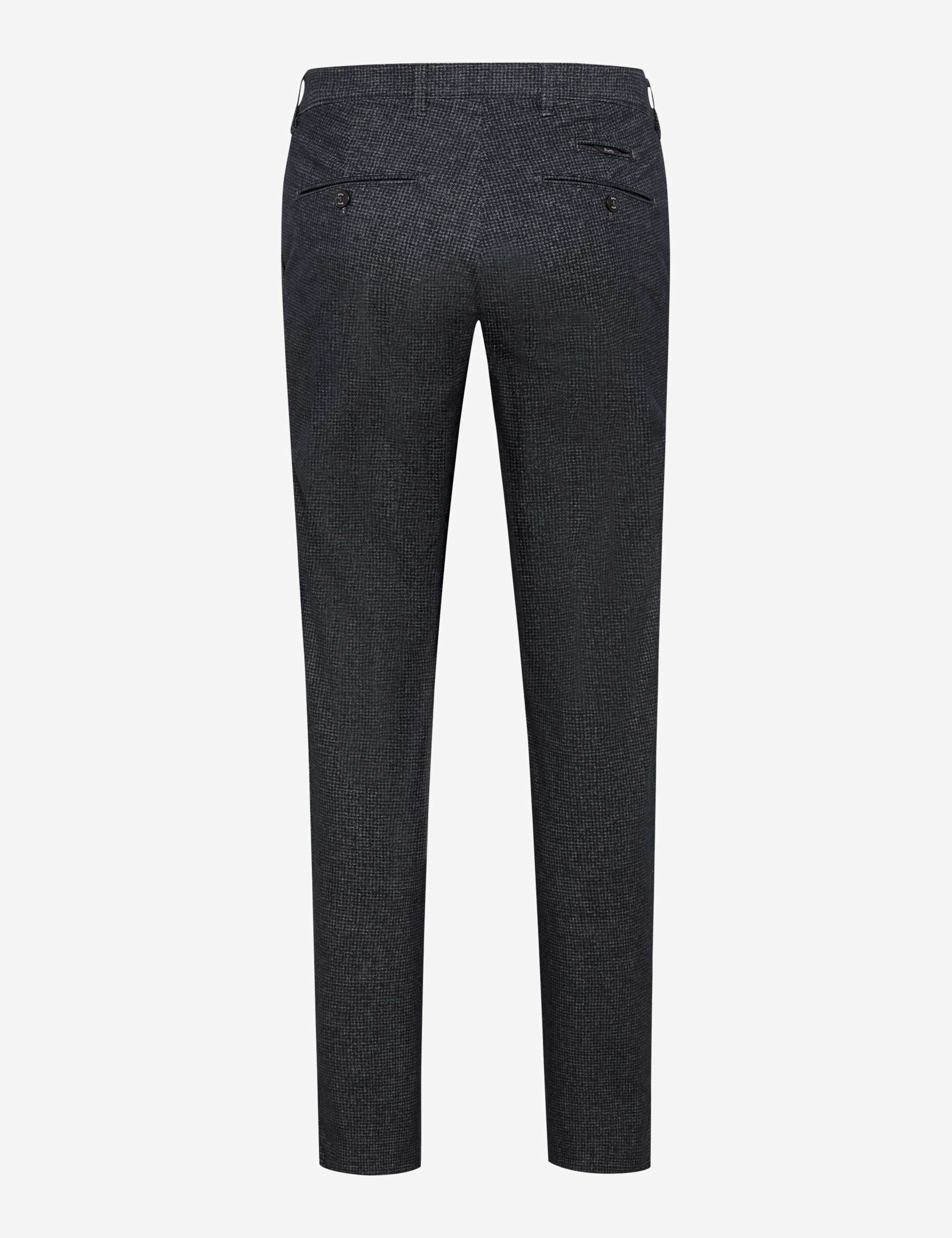 Herre Style FABIO Mørkeblå Modern Fit Udskæring bagpå