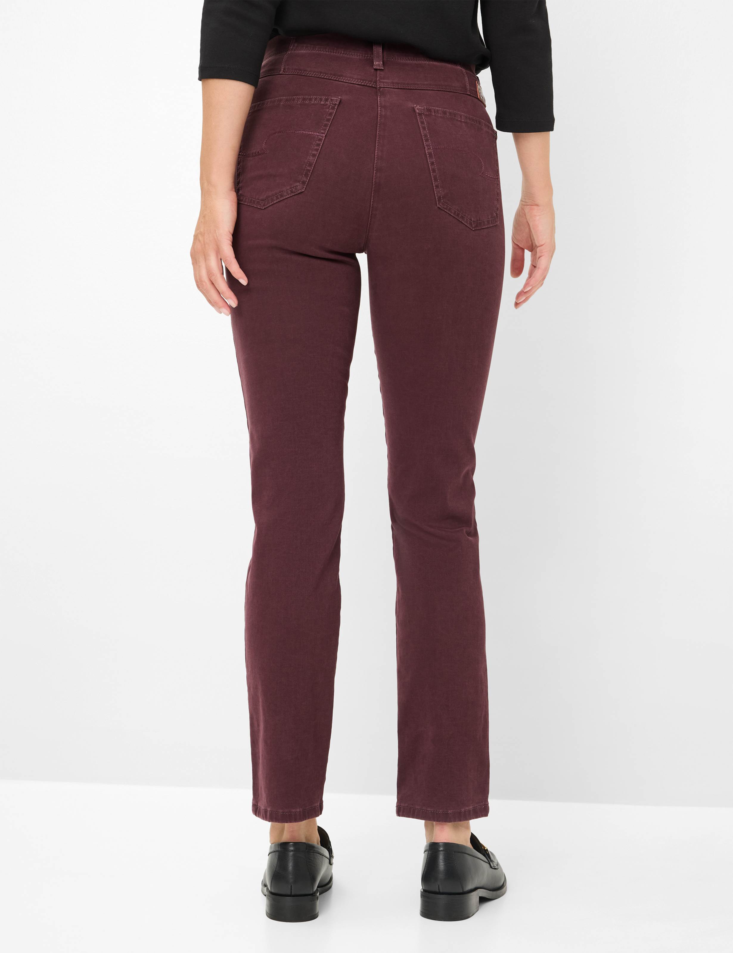 Thumbnail - Raphaela by Brax Damen Five-Pocket-Hose Style LAURA NEW AMARONE, dunkelrot, Gr. 42K