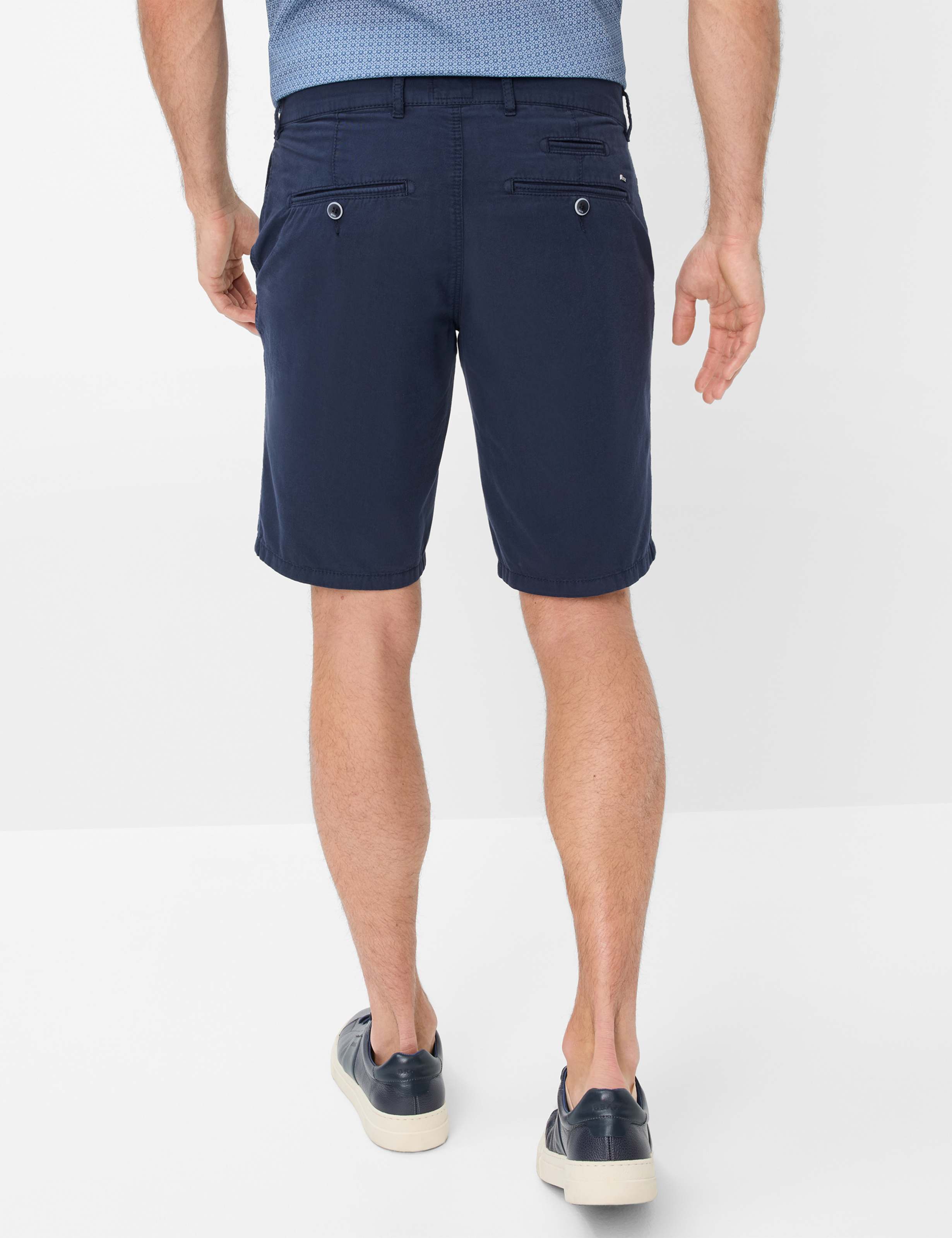 Men Style BARI Dark Blue Regular Fit Model back