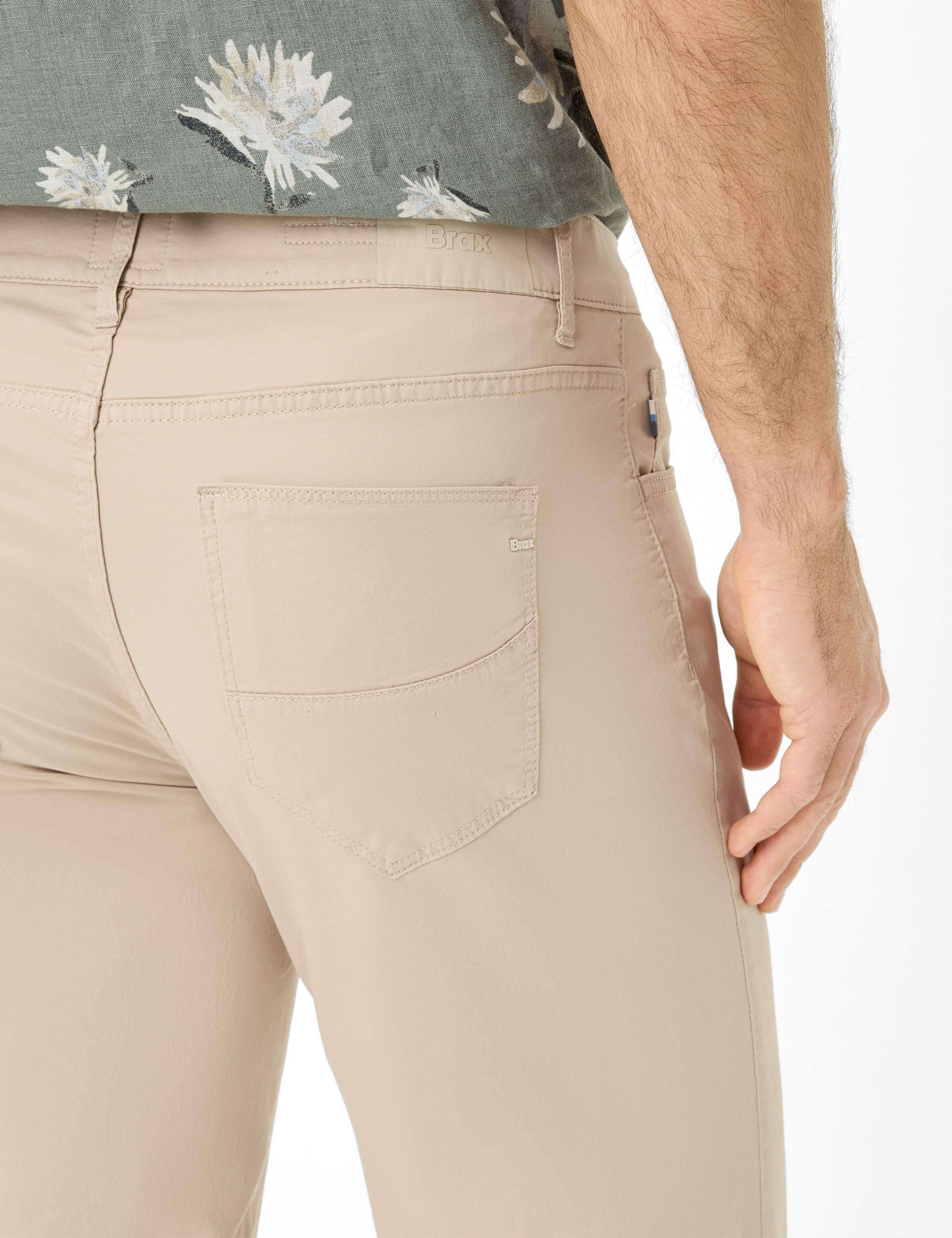 Heren Style CADIZ Beige Straight Fit Detail 2