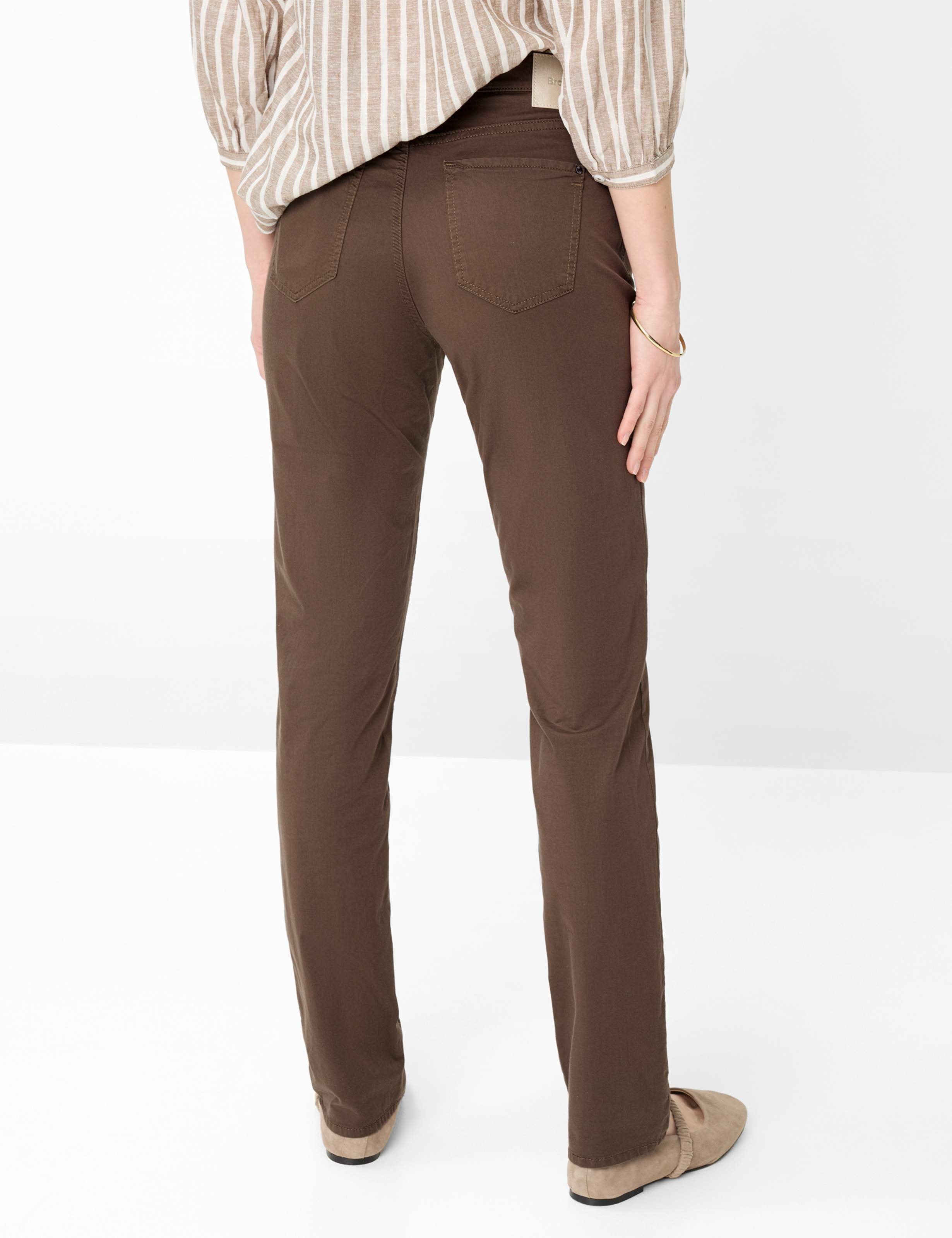 Thumbnail - Brax Damen Five-Pocket-Hose Style MARY DARK EBONY, dunkelbraun, Gr. 40