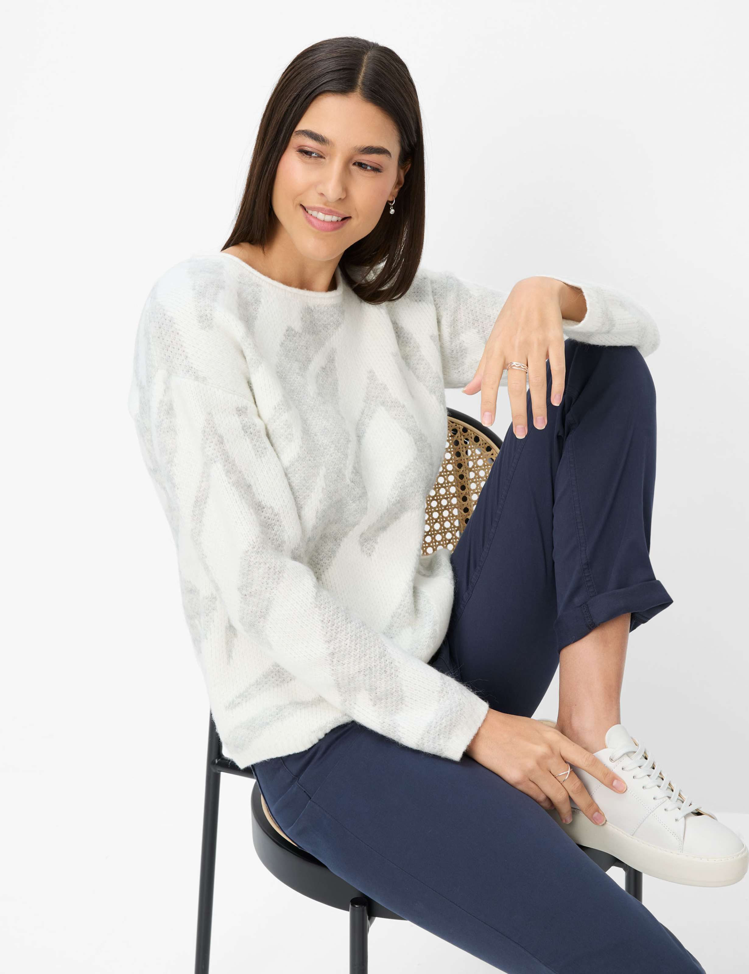 Femme Style CAROLA Bleu Foncé  Détail 1