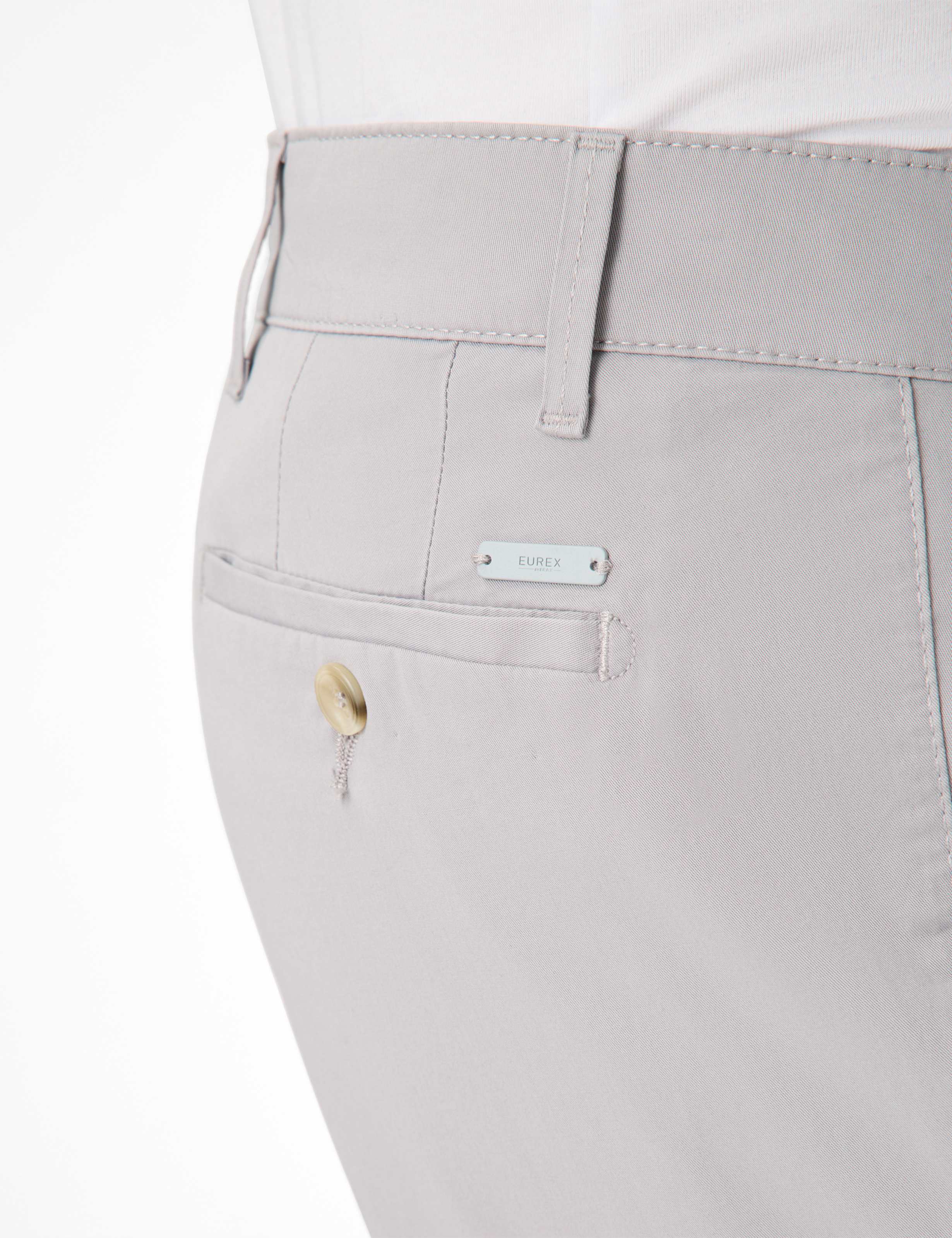 Herren Style LUIS Hellgrau Regular Fit Detail 2