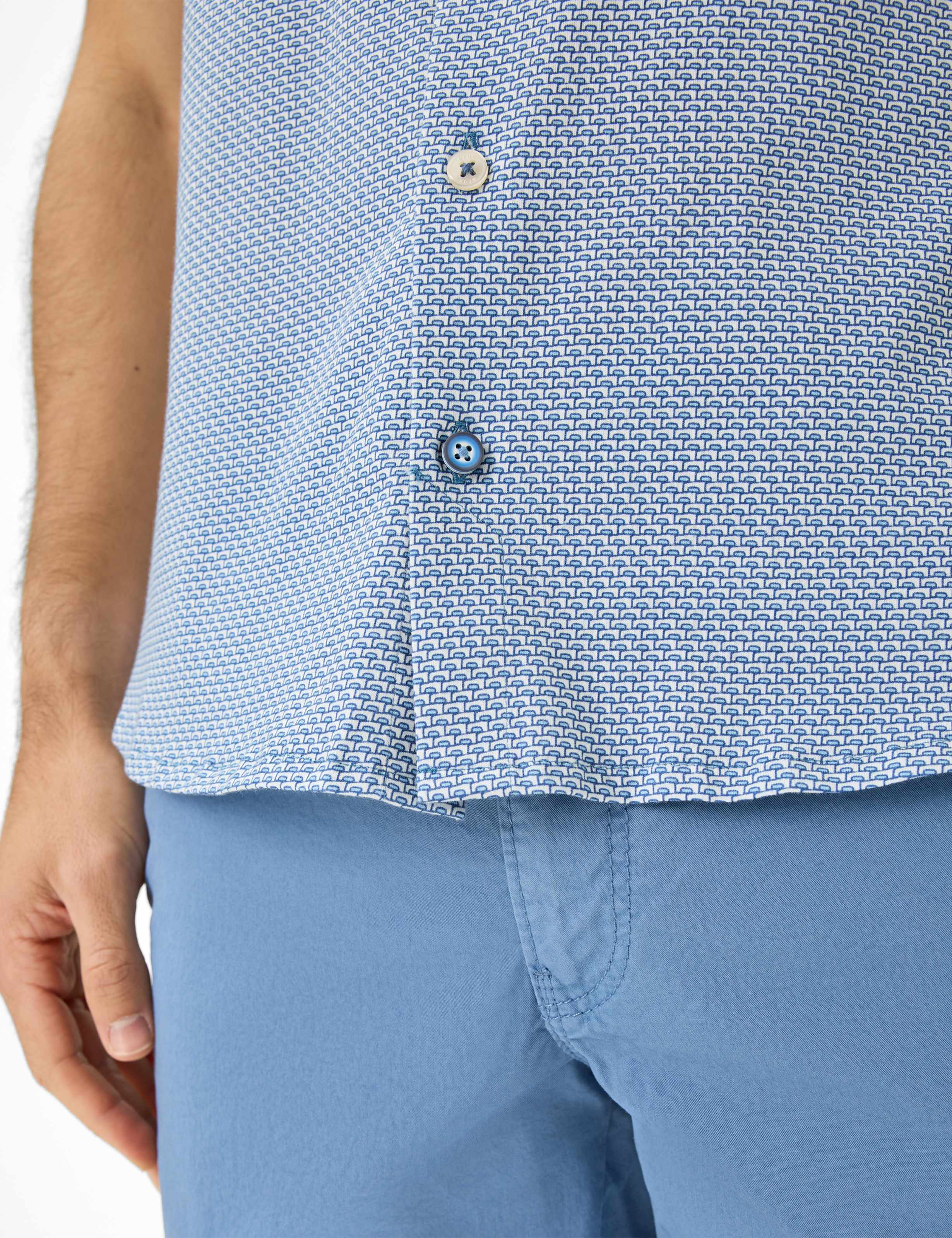 Homme Style DAN Bleu Clair  Détail 2