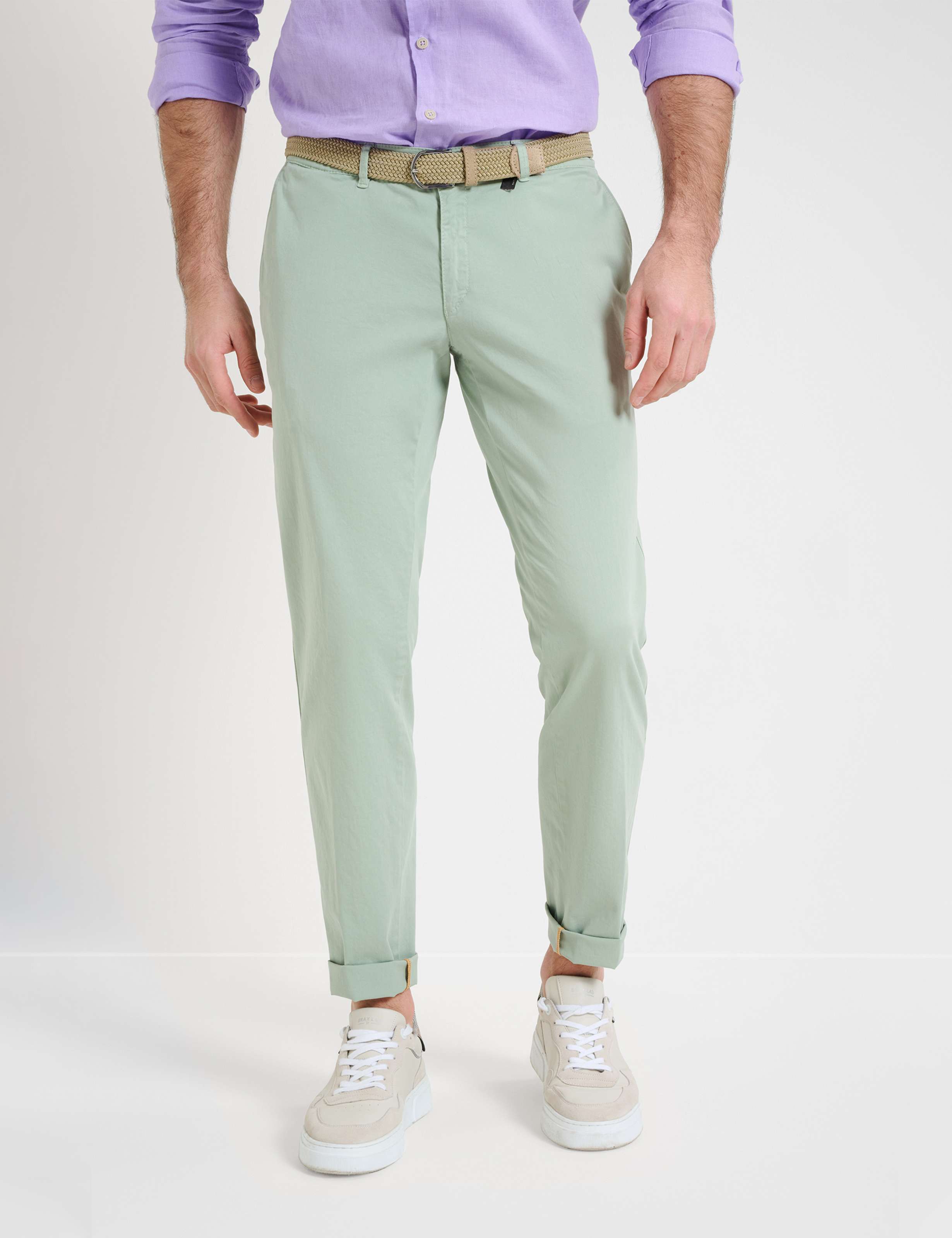 Shades of green, Men, SLIM, Style SILVIO, MODEL_FRONT_ISHOP