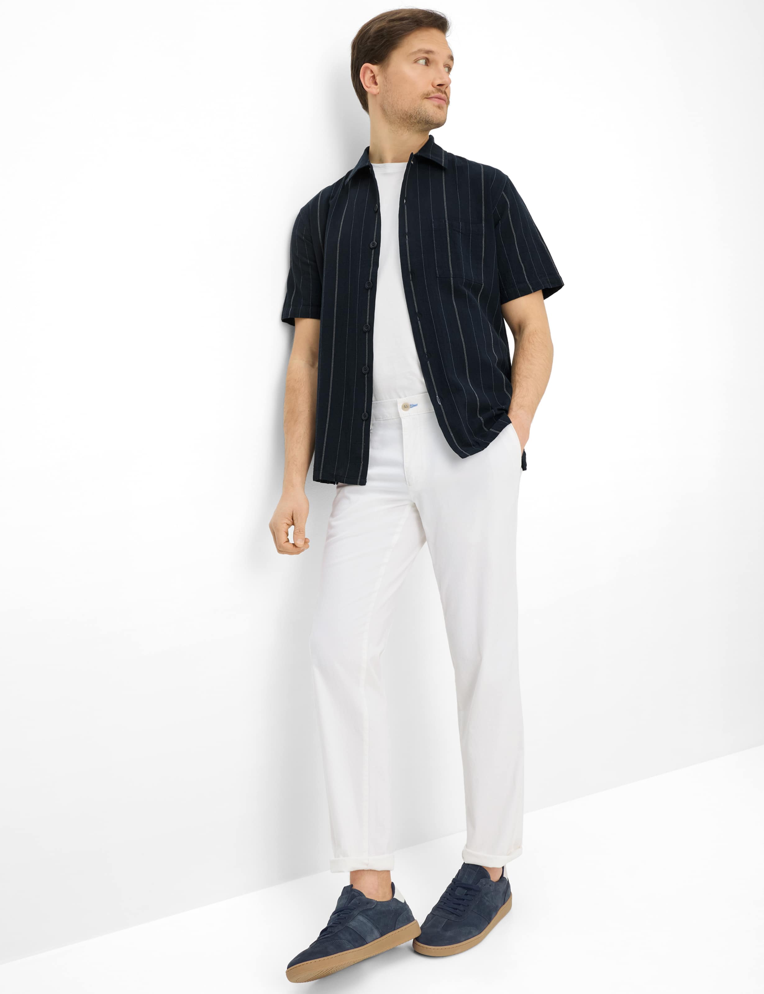 Heren Style LUKE Blauw  Model outfit