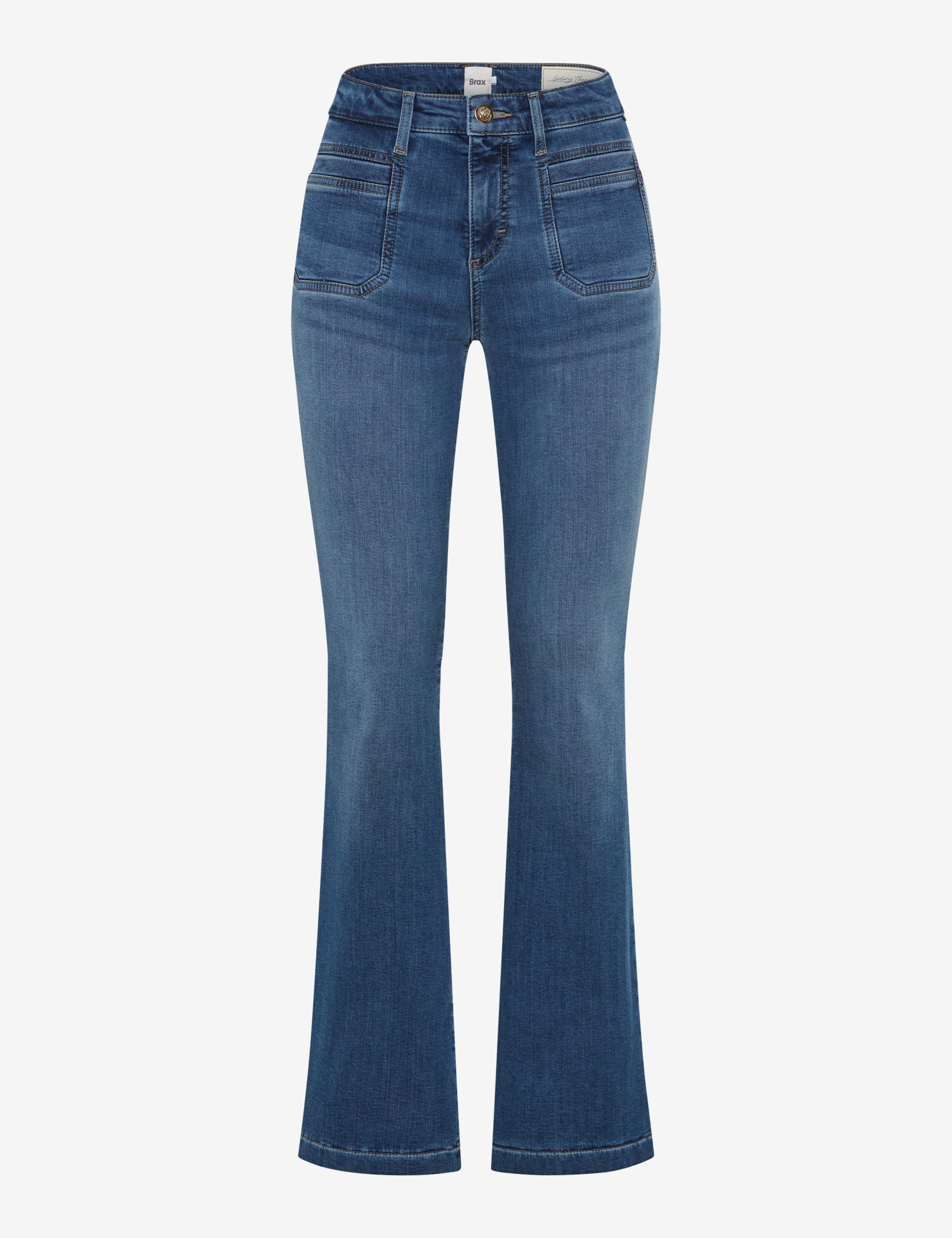 Women Style SHAKIRA Denim Blue Slim Fit Stand-alone front view