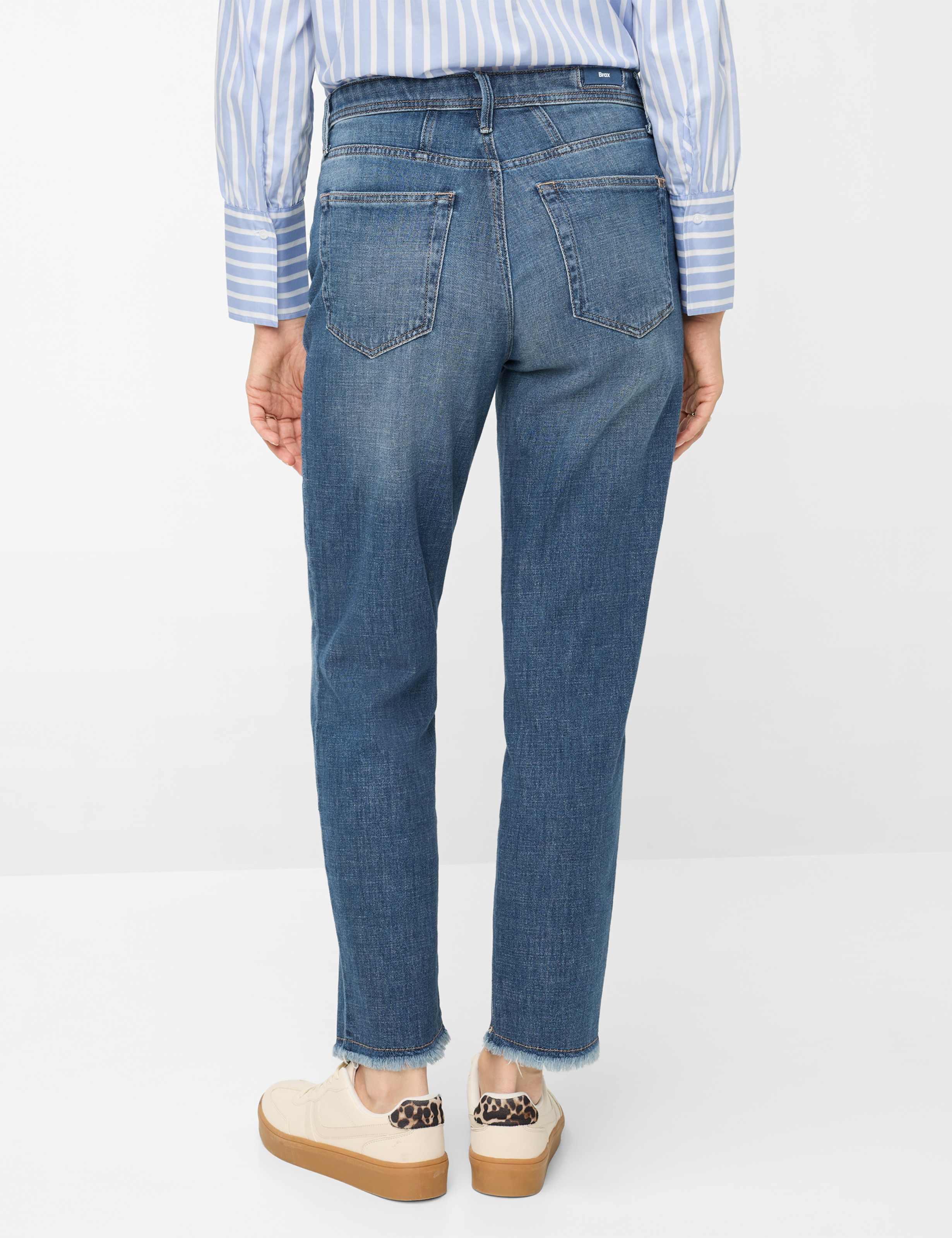 Thumbnail - Brax Damen Five-Pocket-Hose Style MILEY S USED MID BLUE, denim blau, Gr. 42