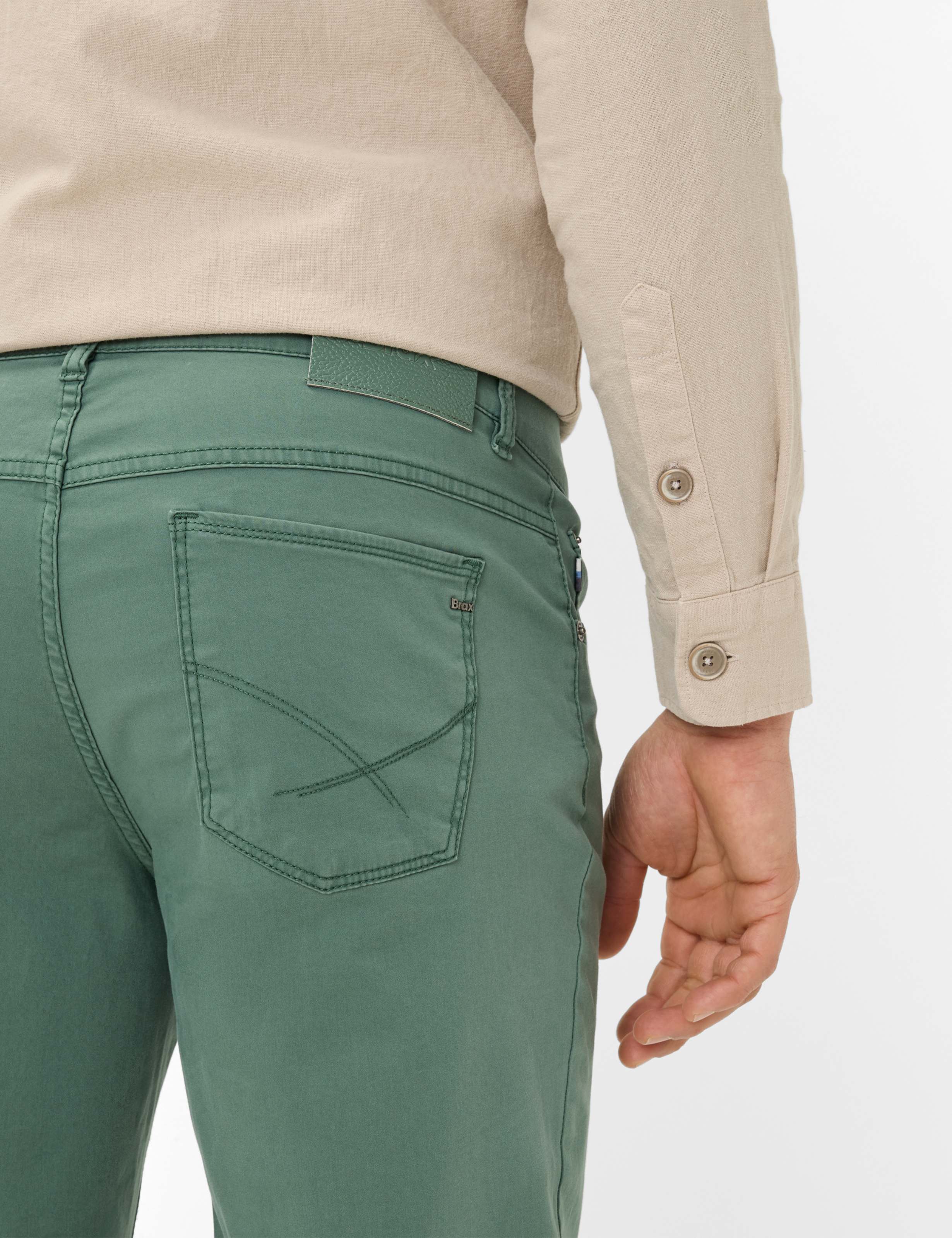 Men Style COOPER Green Regular Fit Detail 2