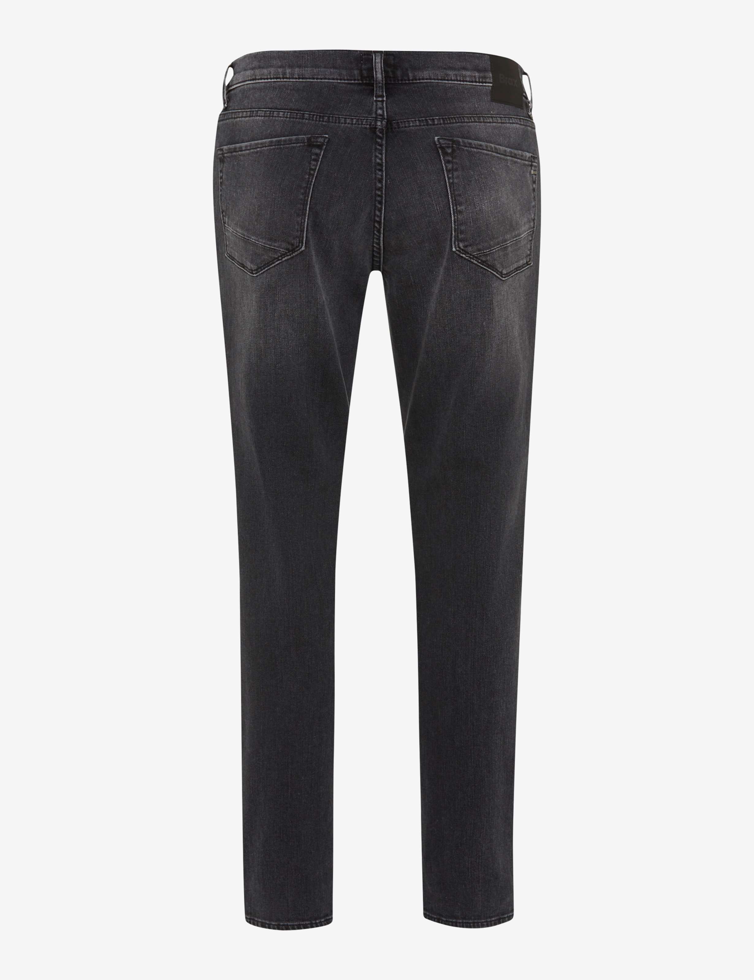 Herre Style CHUCK Denim Mørkegrå Modern Fit Udskæring bagpå