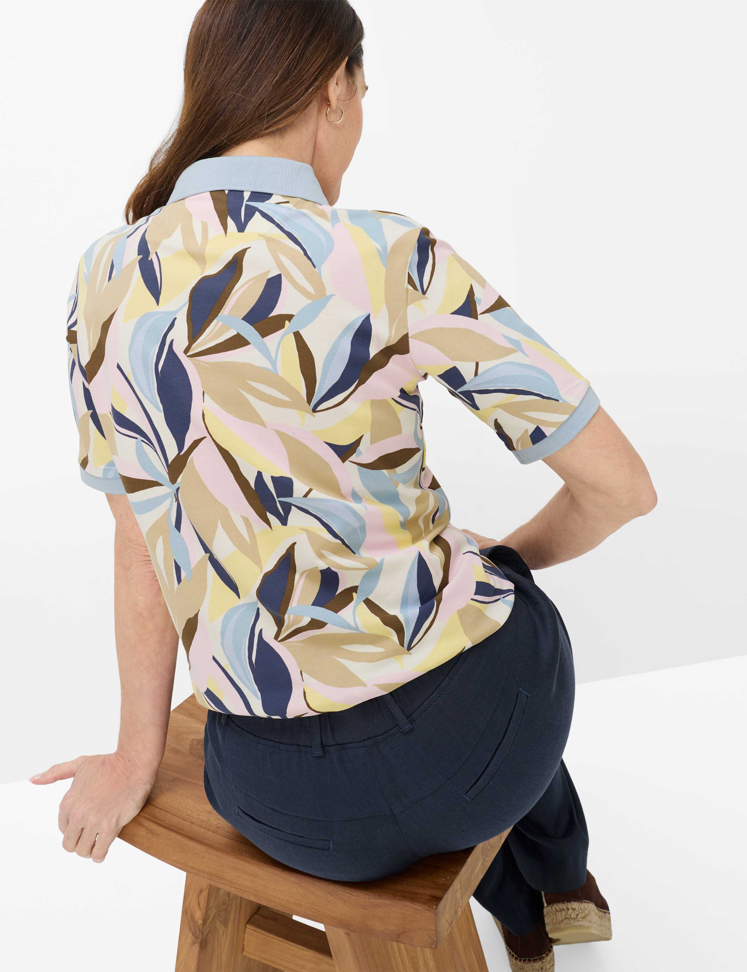 Damen Style PAM FLARED Dunkelblau Slim Fit Detail 1