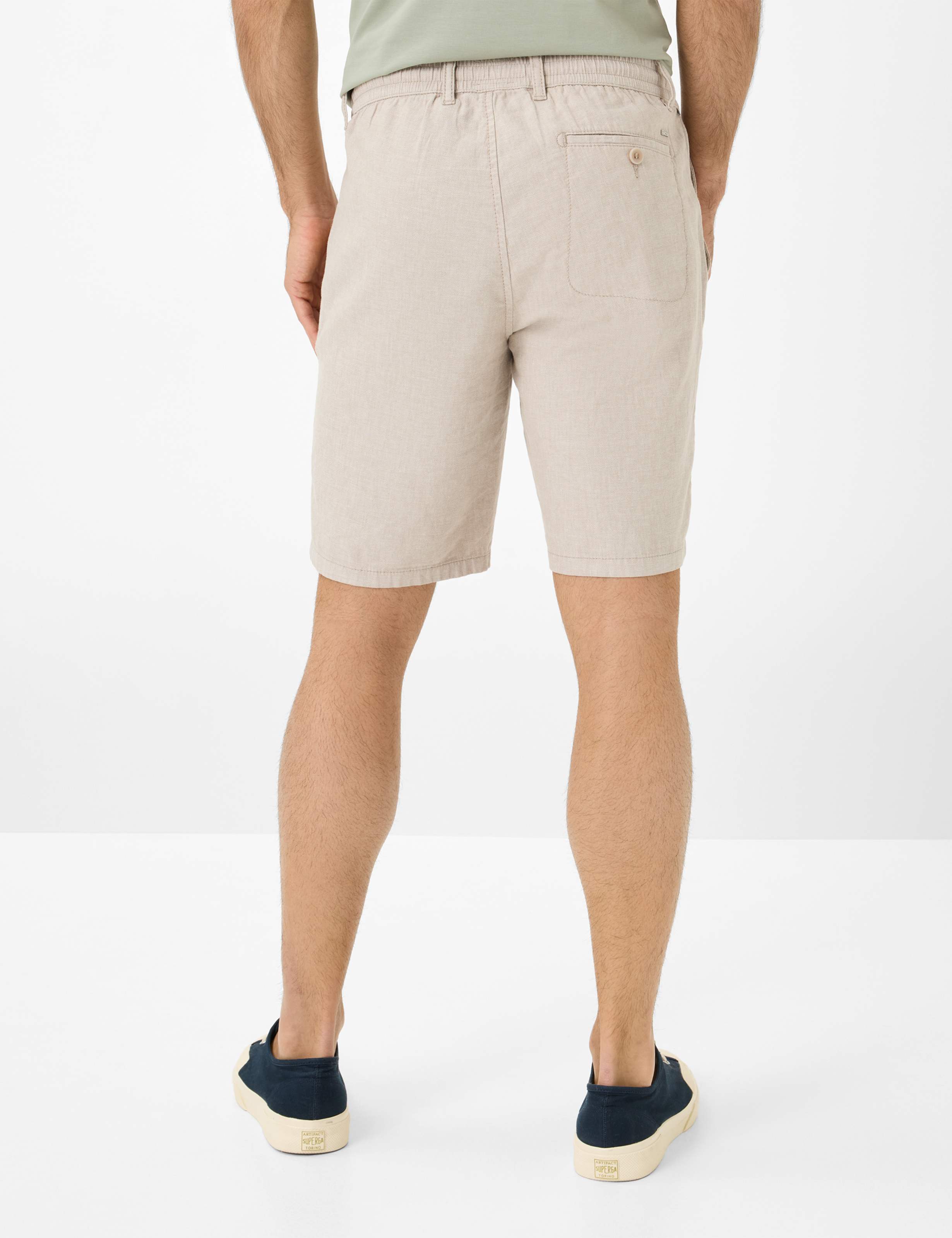 Men Style BALU Beige Modern Fit Model back