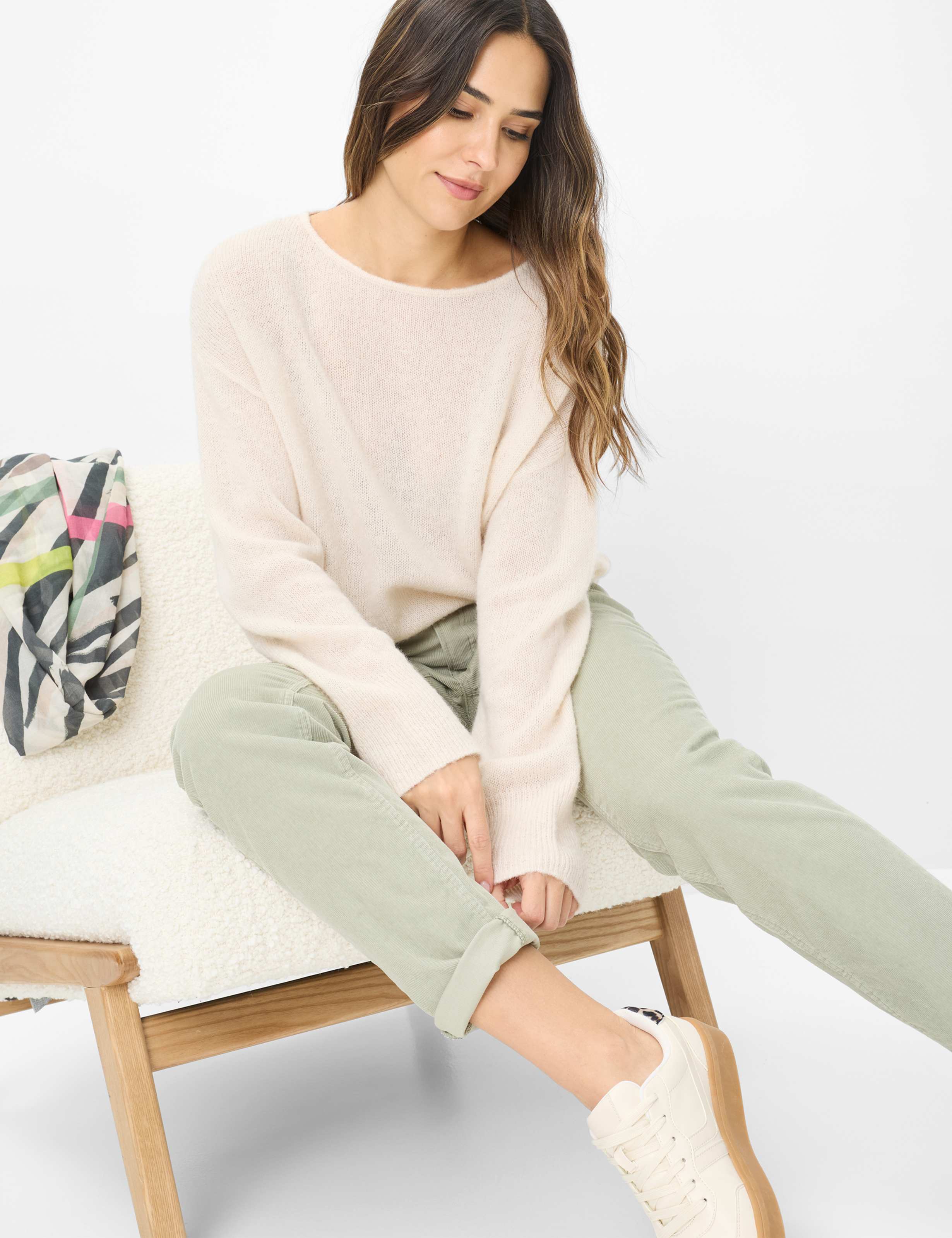 Dames Style CAROLA Lichtgroen Feminine Fit Detail 1