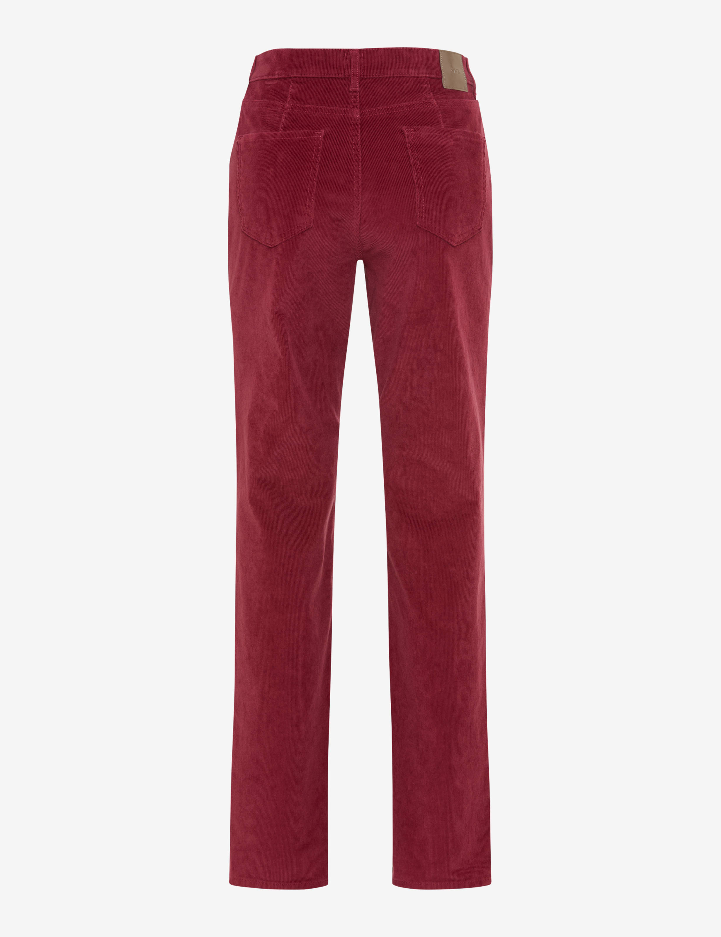 Femme Style CAROLA Rouge Foncé Feminine Fit Détourage arrière