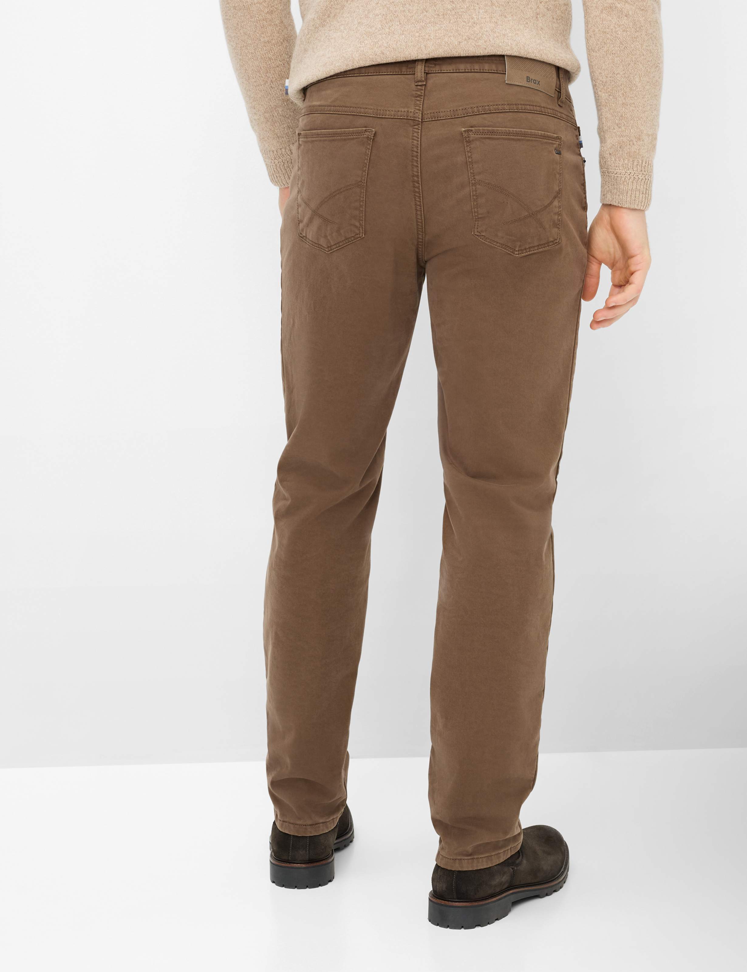 Thumbnail - Brax Herren Five-Pocket-Hose Style COOPER TT NOUGAT, braun, Gr. 44/30
