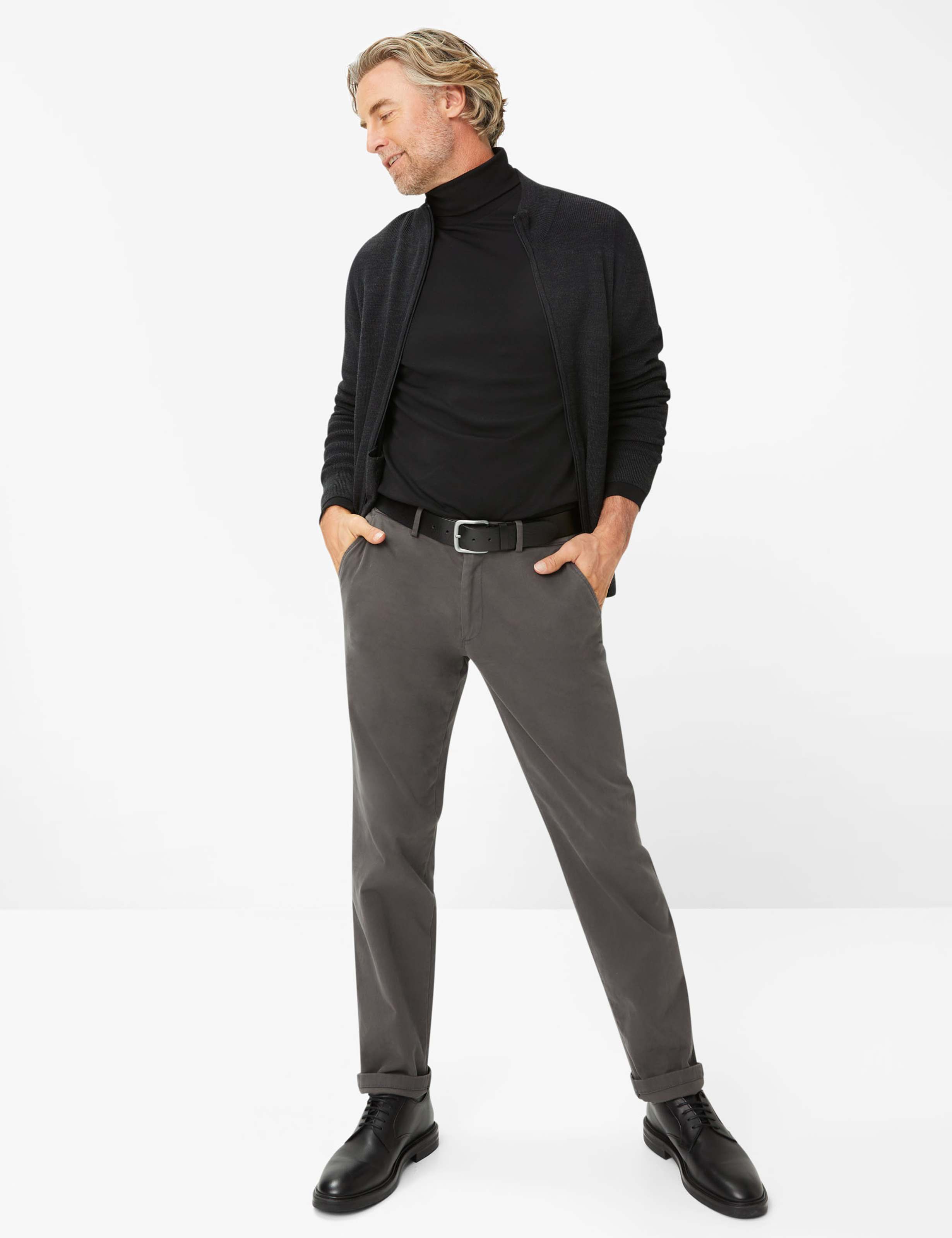 Herren Style THILO Grau Regular Fit Model Outfit