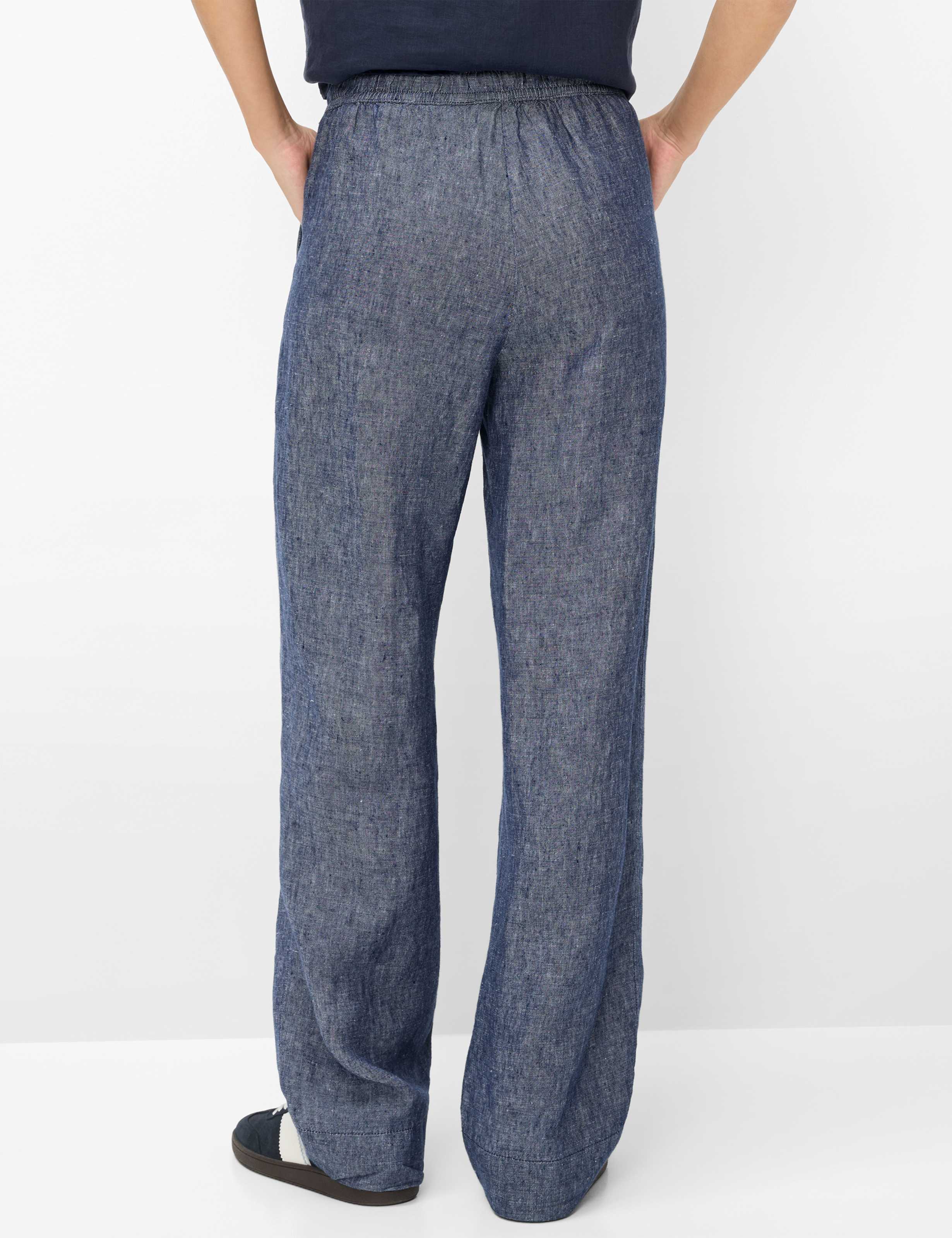 Thumbnail - Brax Damen Marlenehose Style FARINA INDIGO MOOD, Blau, Gr. 38L