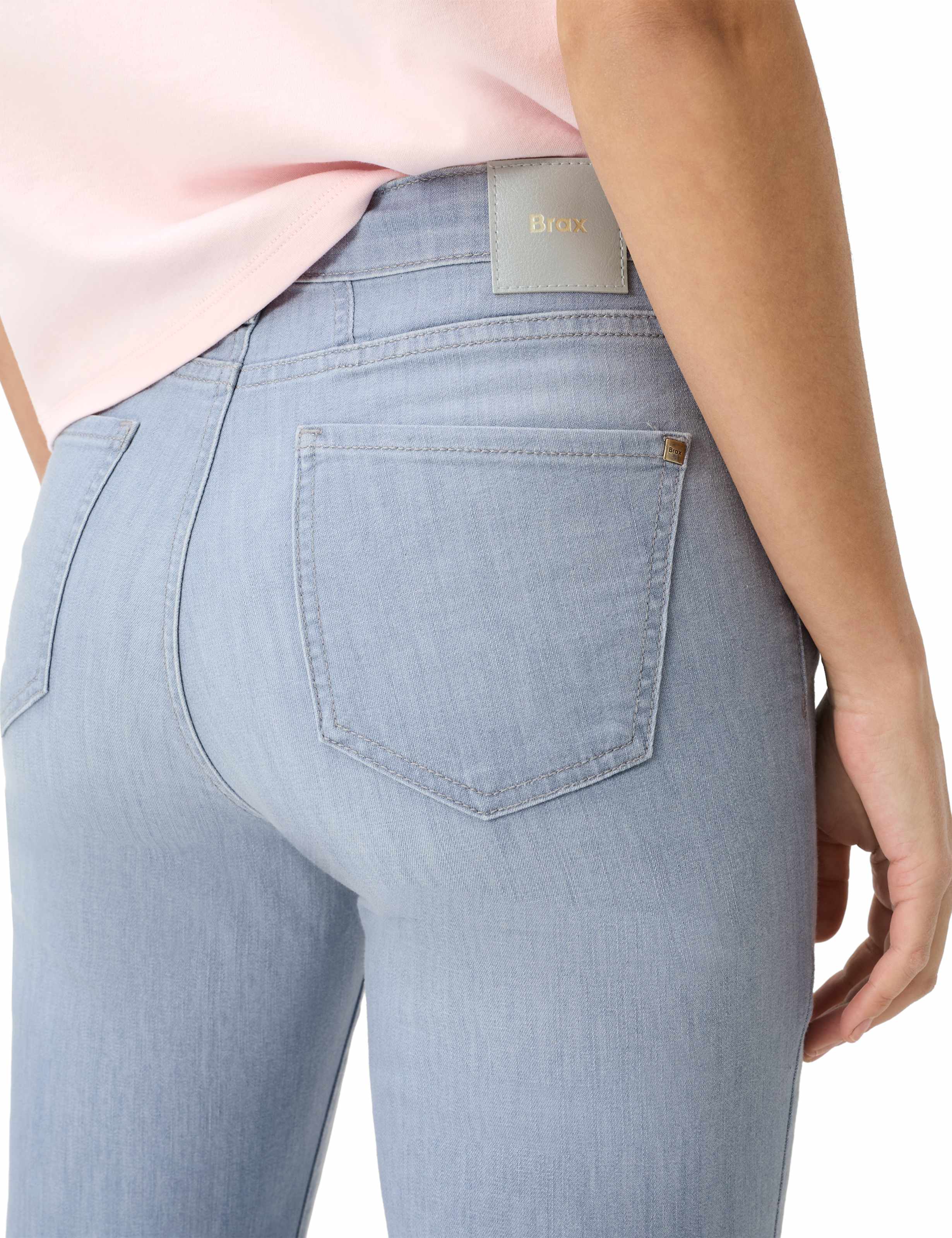 Femme Style MARY S BOOT Denim Gris Clair Regular Fit Détail 2