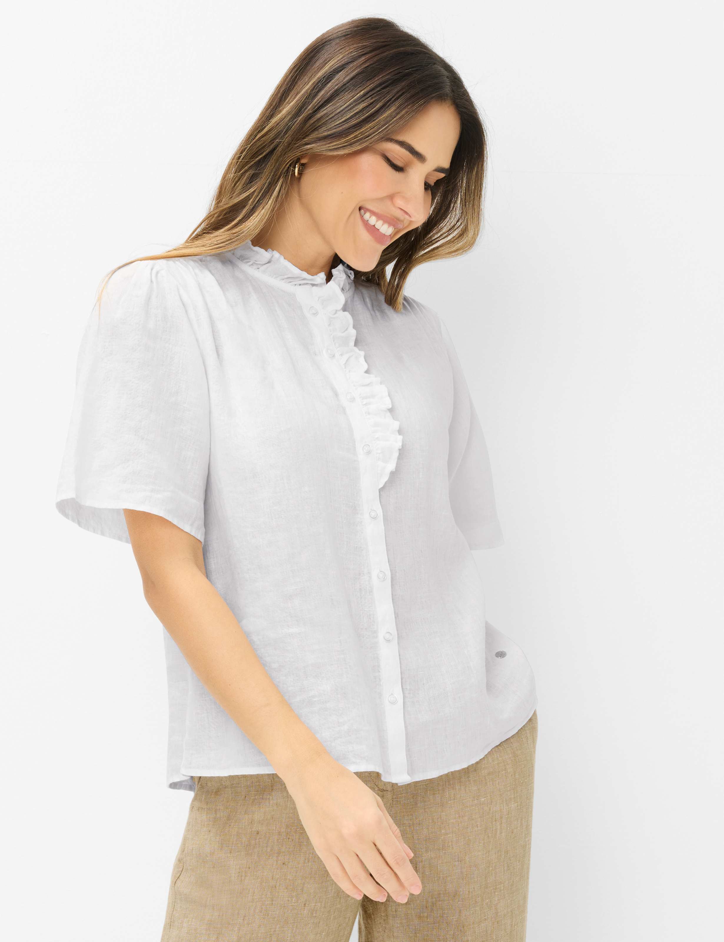 Tons blancs, Femme, Style VIVE, MODEL_FRONT_ISHOP