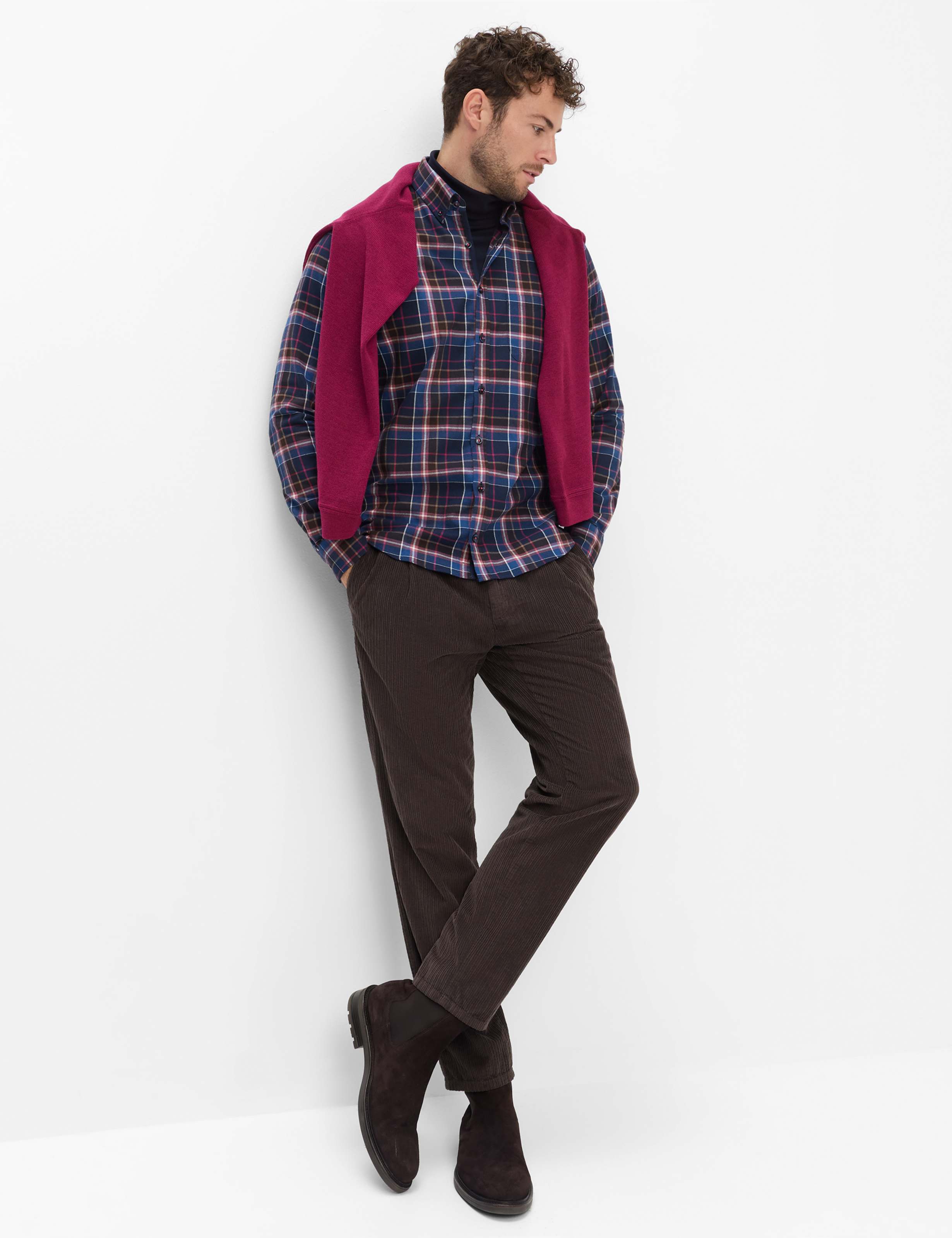 Heren Style DANIEL Paars  Model outfit