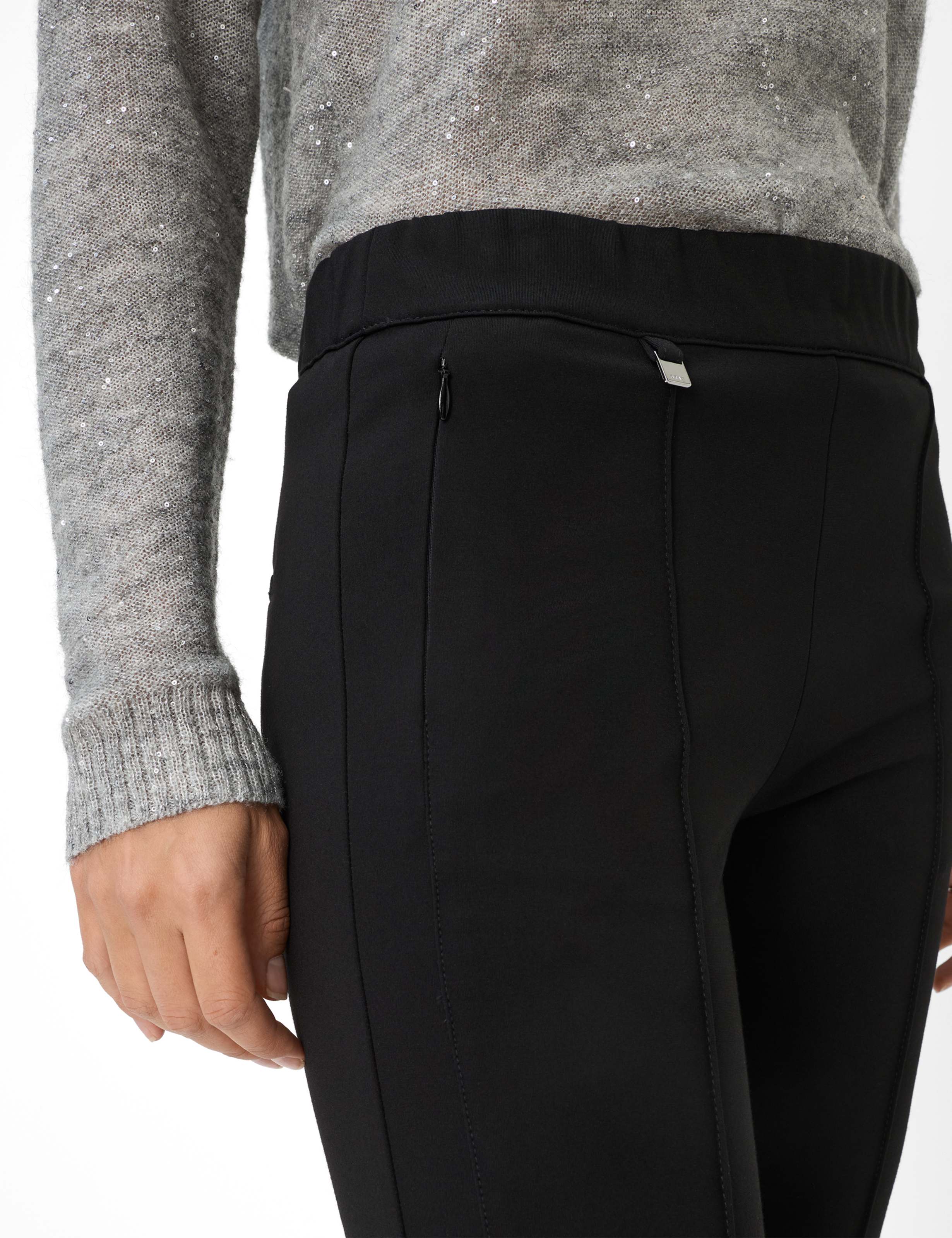 Damen Style MALOU Schwarz Skinny Fit Detail 2
