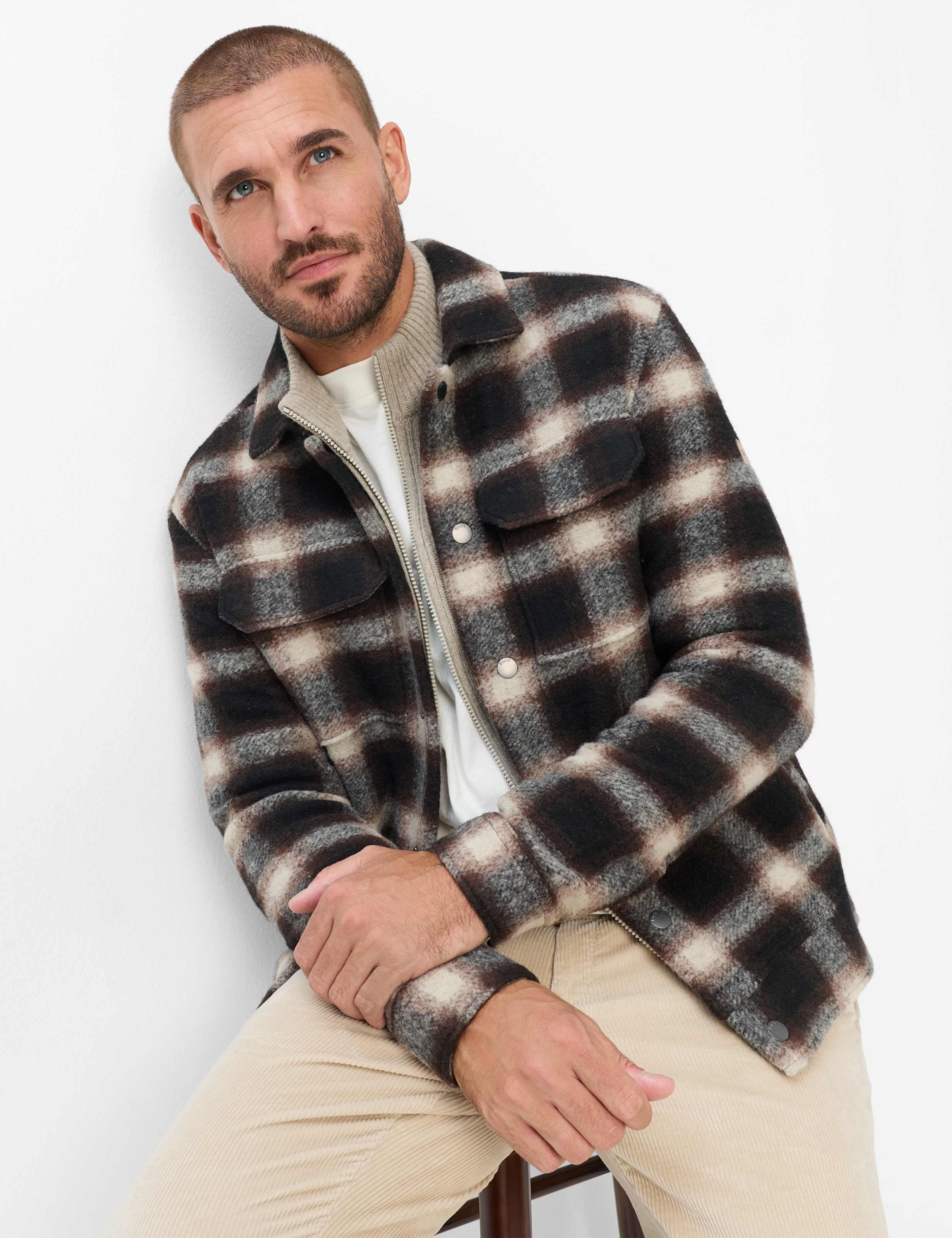 Herren Style SANTIAGO Dunkelbraun  Detail 1