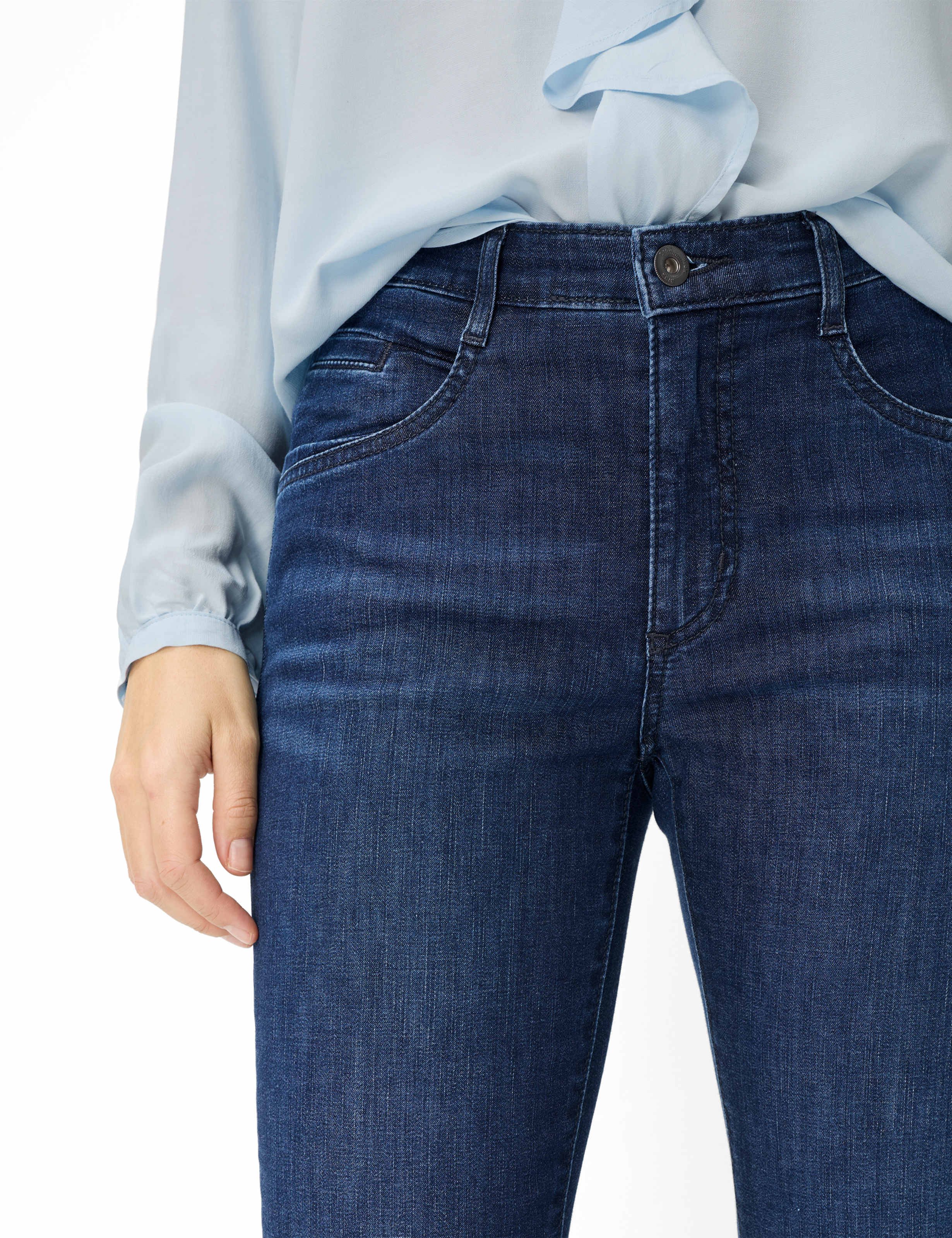 Damen Style MARY S BOOT Denim Dunkelblau Regular Fit Detail 2