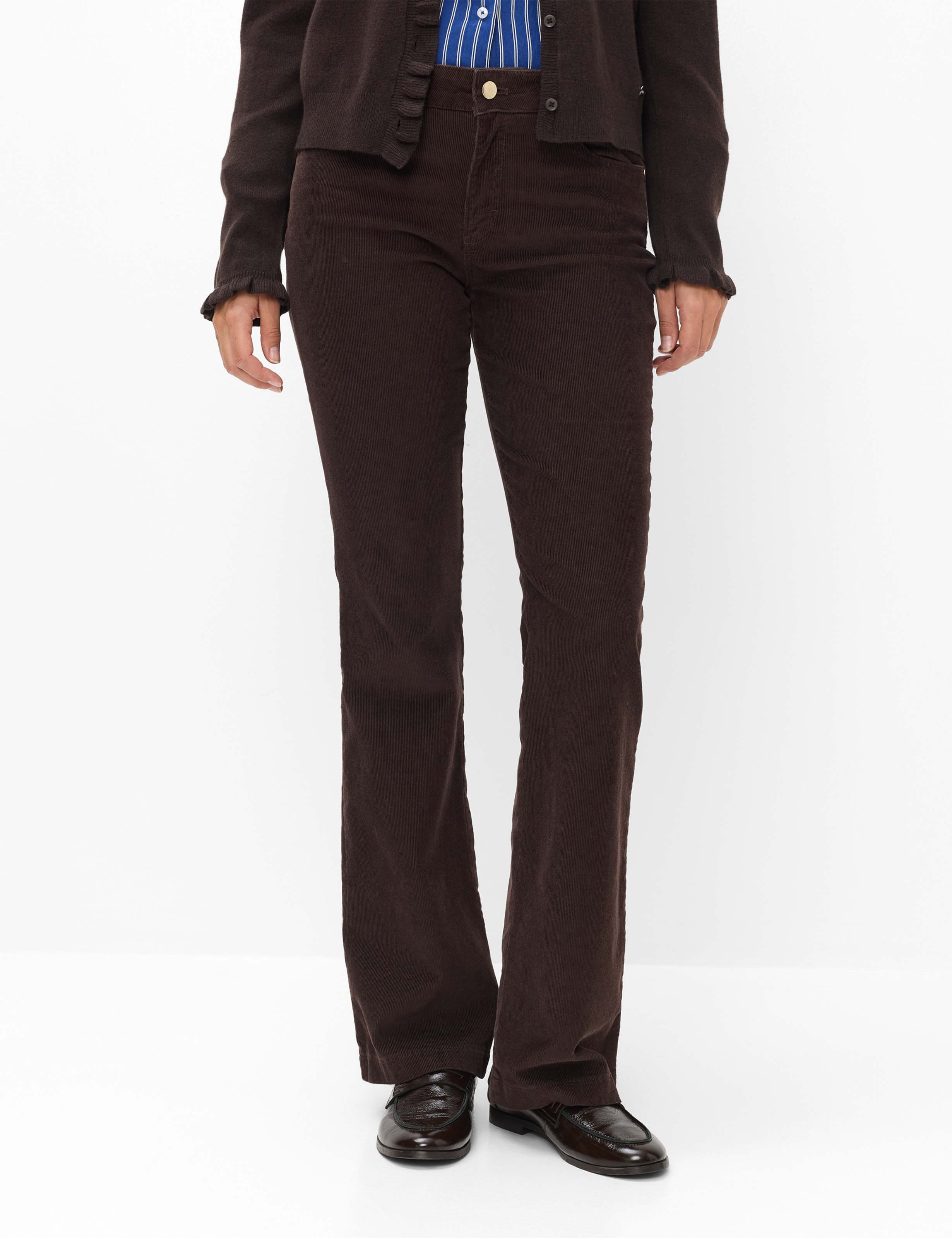 Women Style SHAKIRA Dark Red Slim fit Model Front