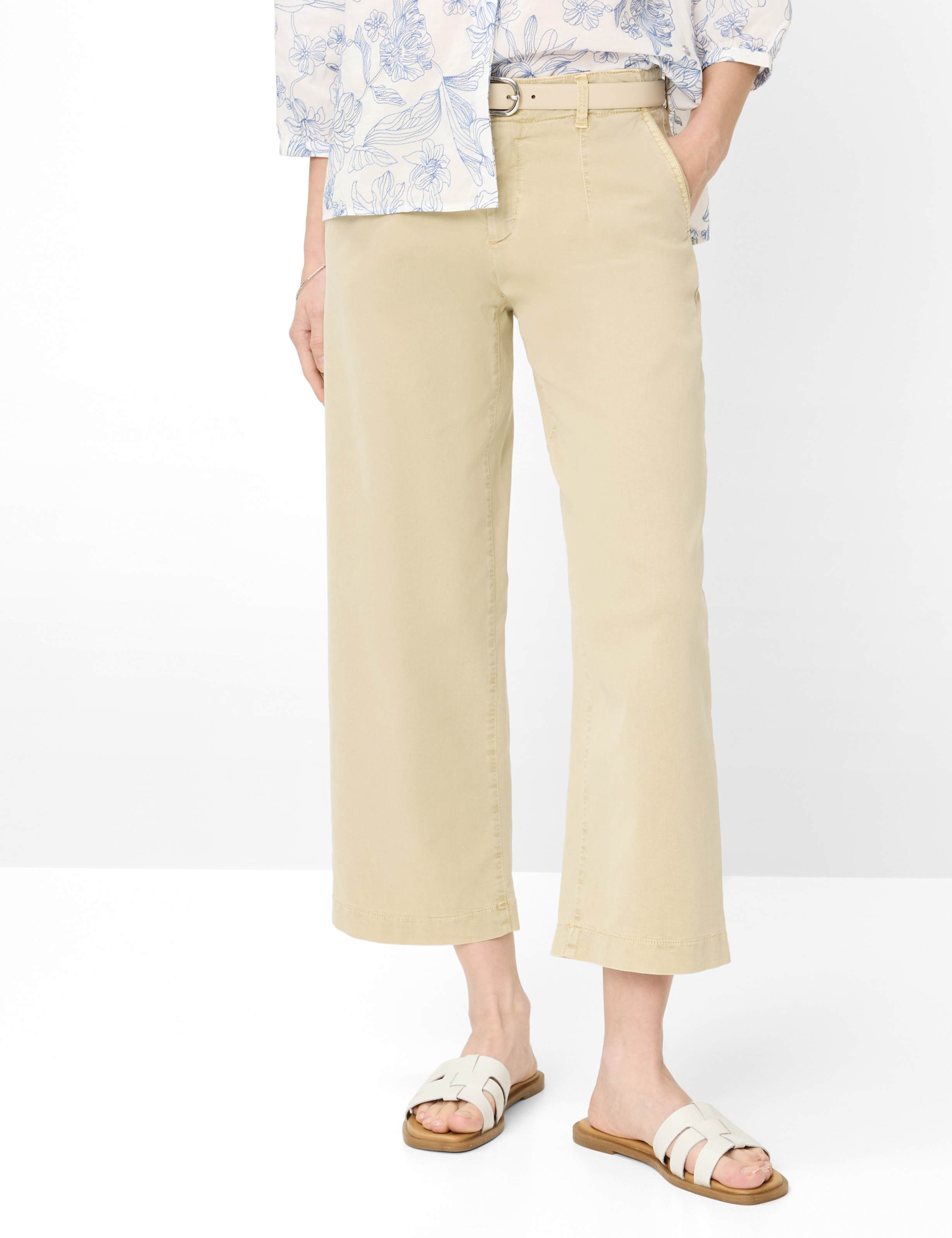 Thumbnail - Brax Damen Culotte Style MAINE S SANDSHELL, Beige, Gr. 36