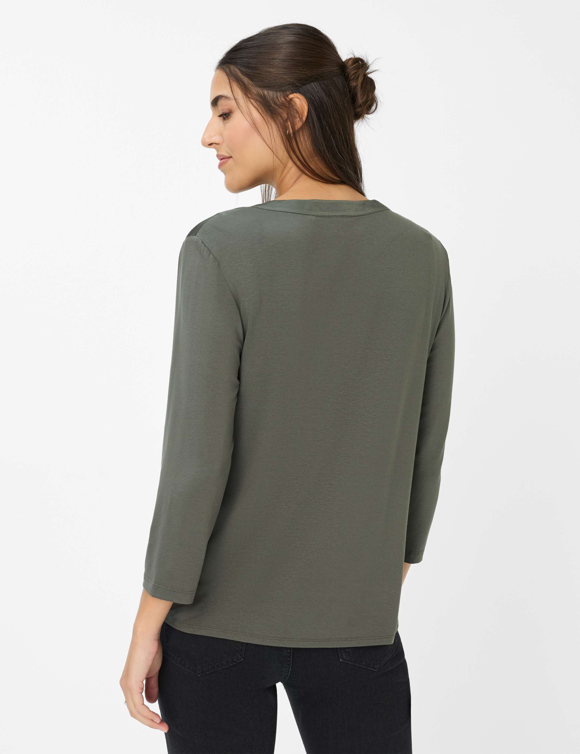Femme Style CLARISA M Vert Foncé Feminine Fit Dos mannequin
