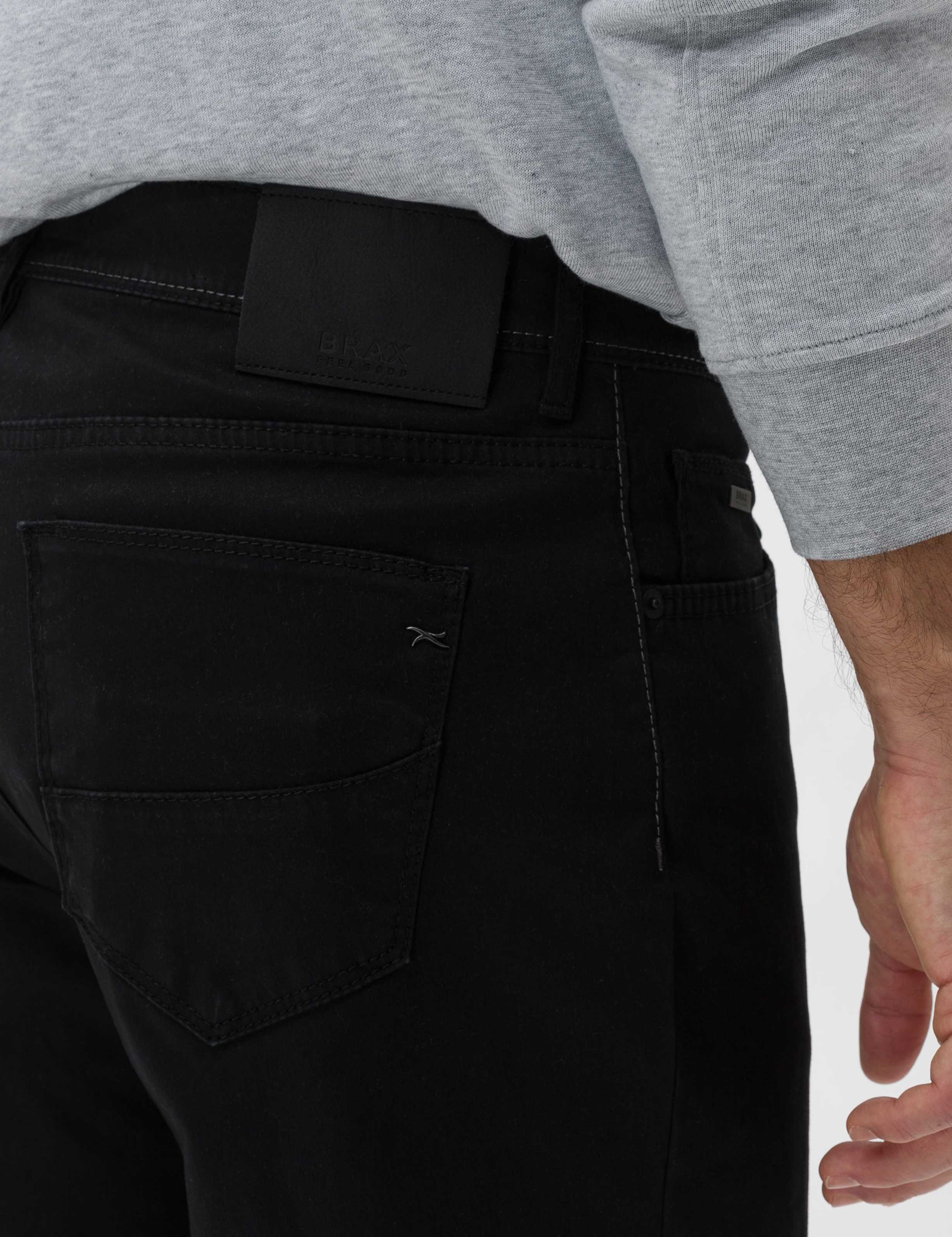 Herren Style CADIZ Denim Perma Schwarz Straight Fit Detail 1