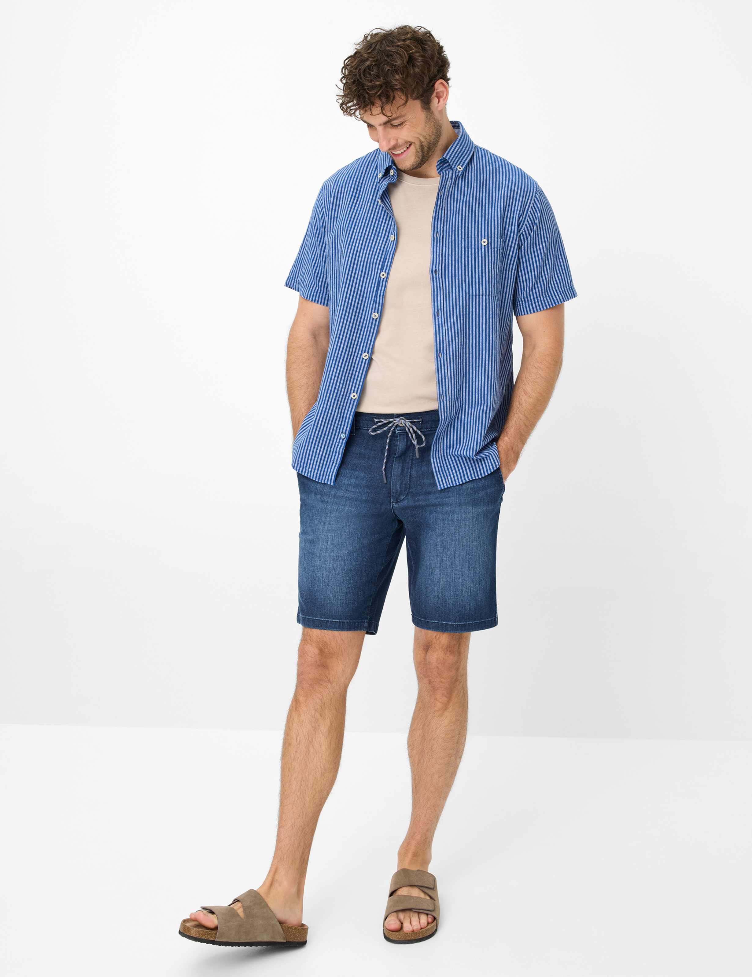 Herren Style DAN Blau  Model Outfit