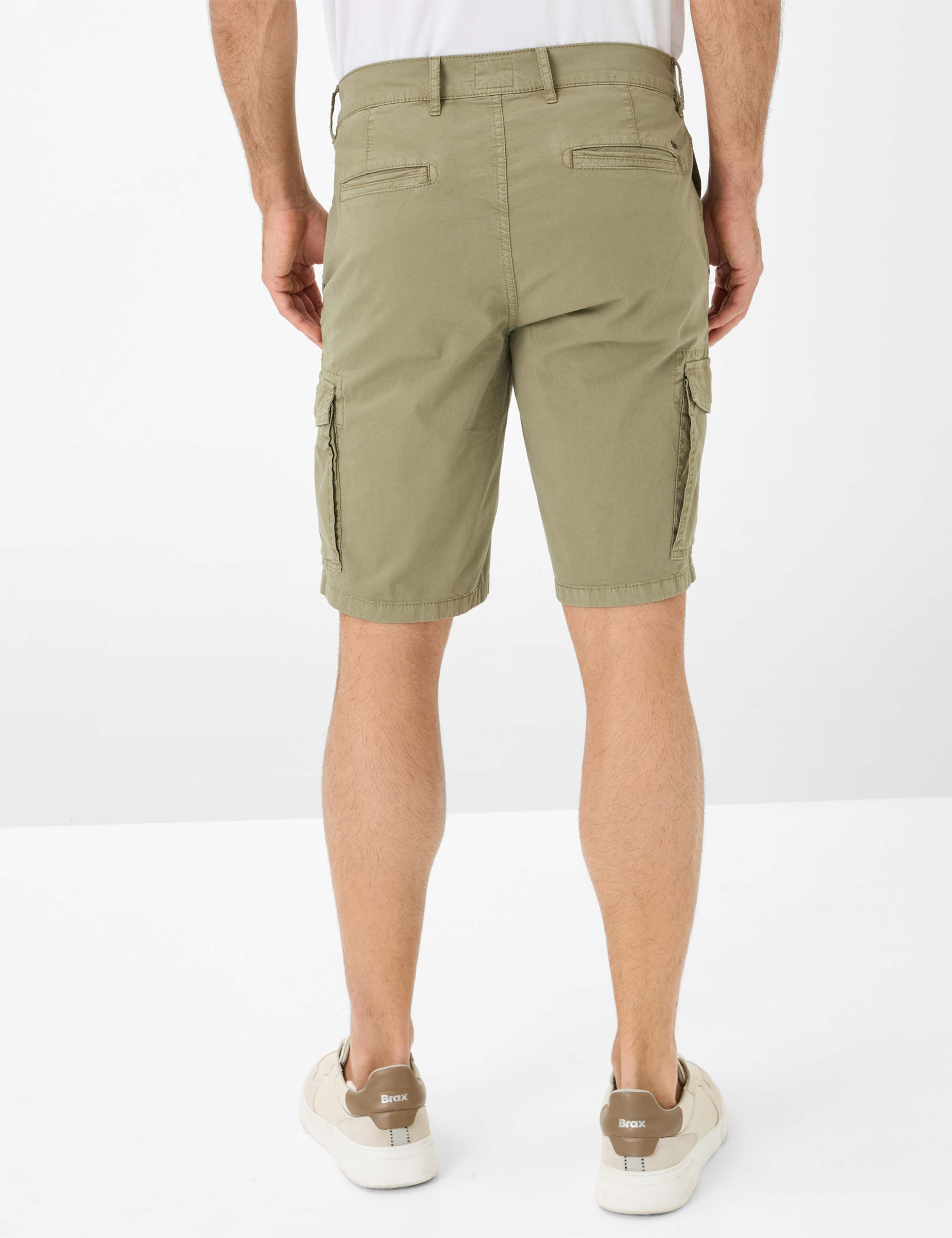 Men Style BRAZIL Green - Olive Regular Fit Model back