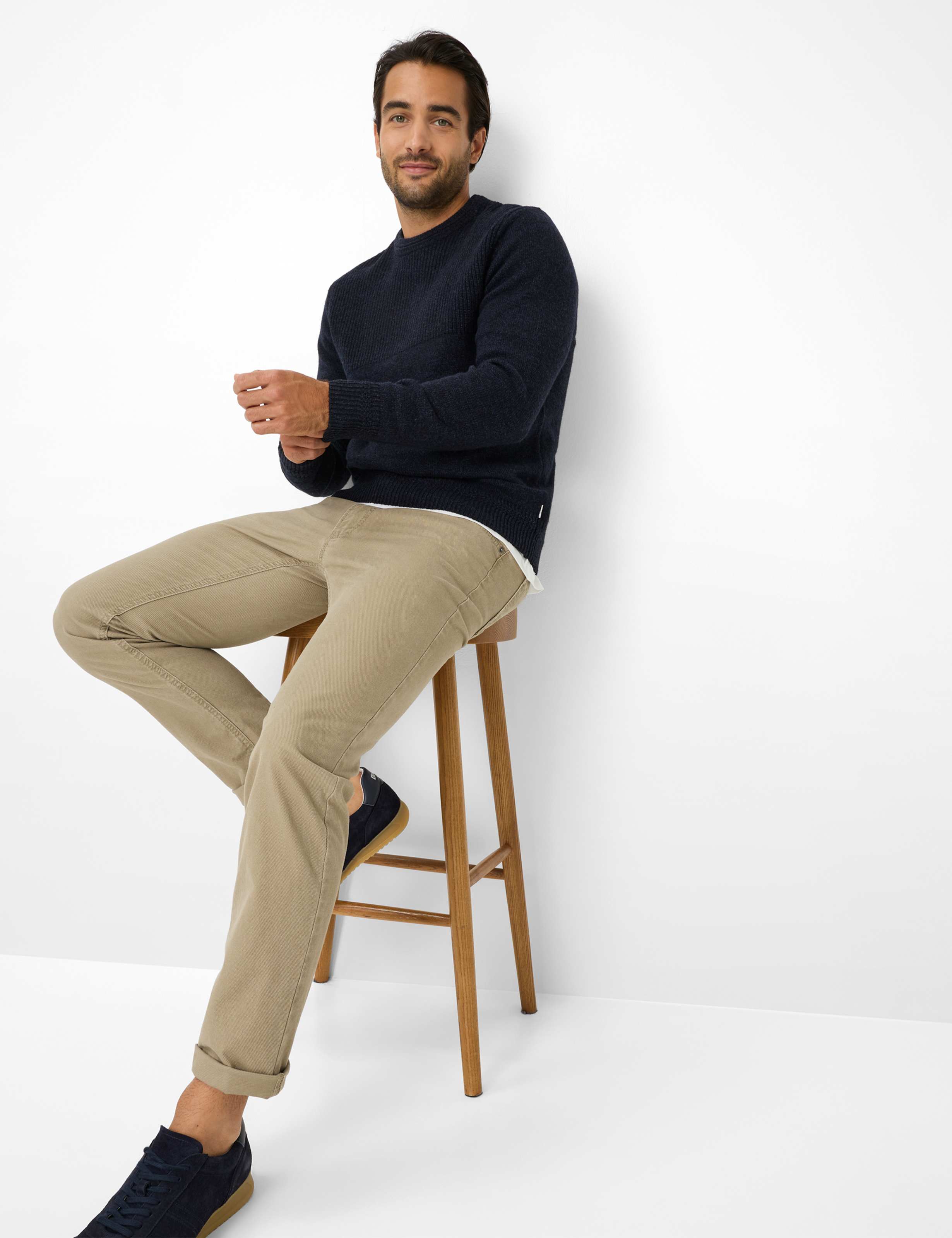 Heren Style CHUCK Beige Modern Fit Detail 1