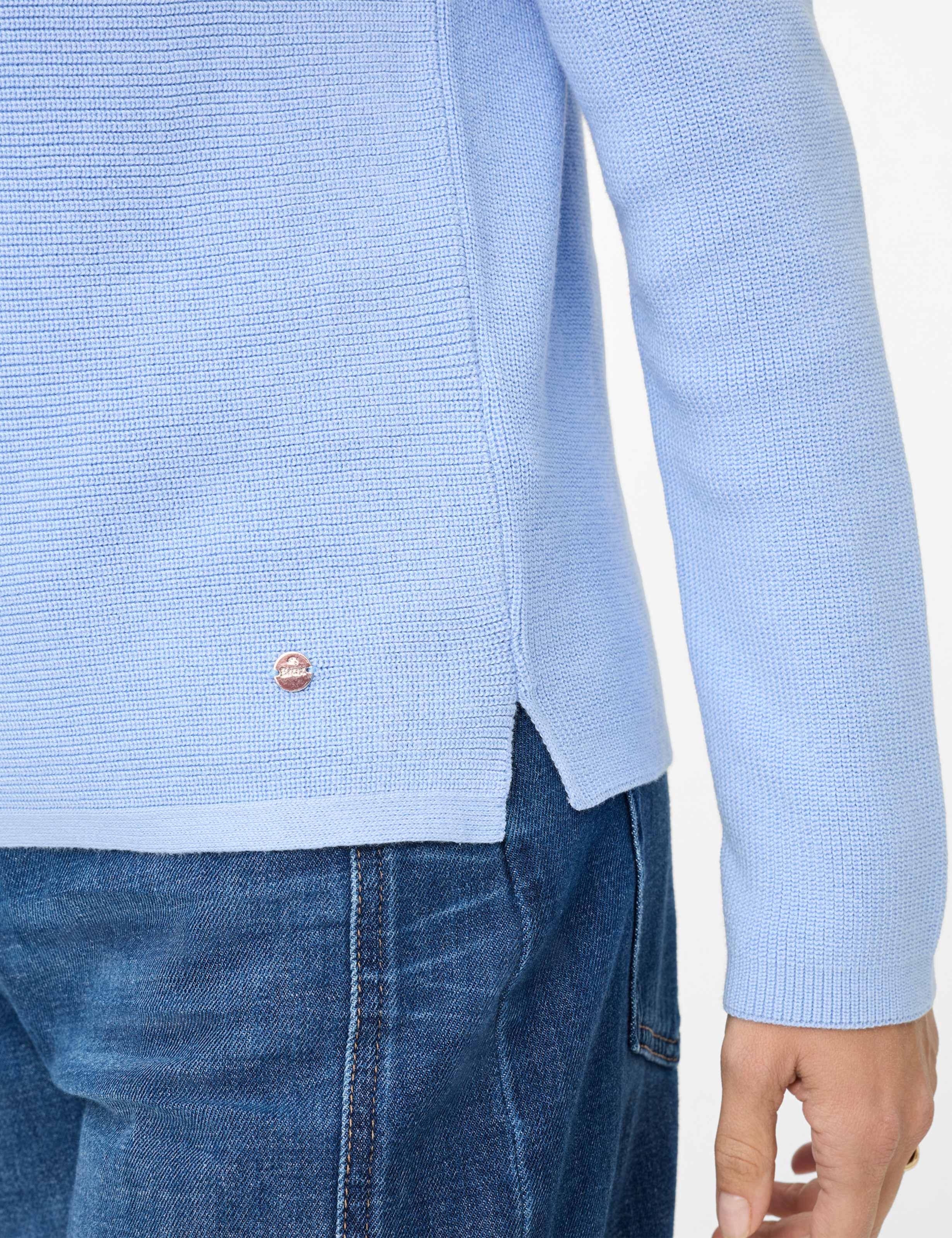 Femme Style LESLEY Bleu Clair  Détail 2