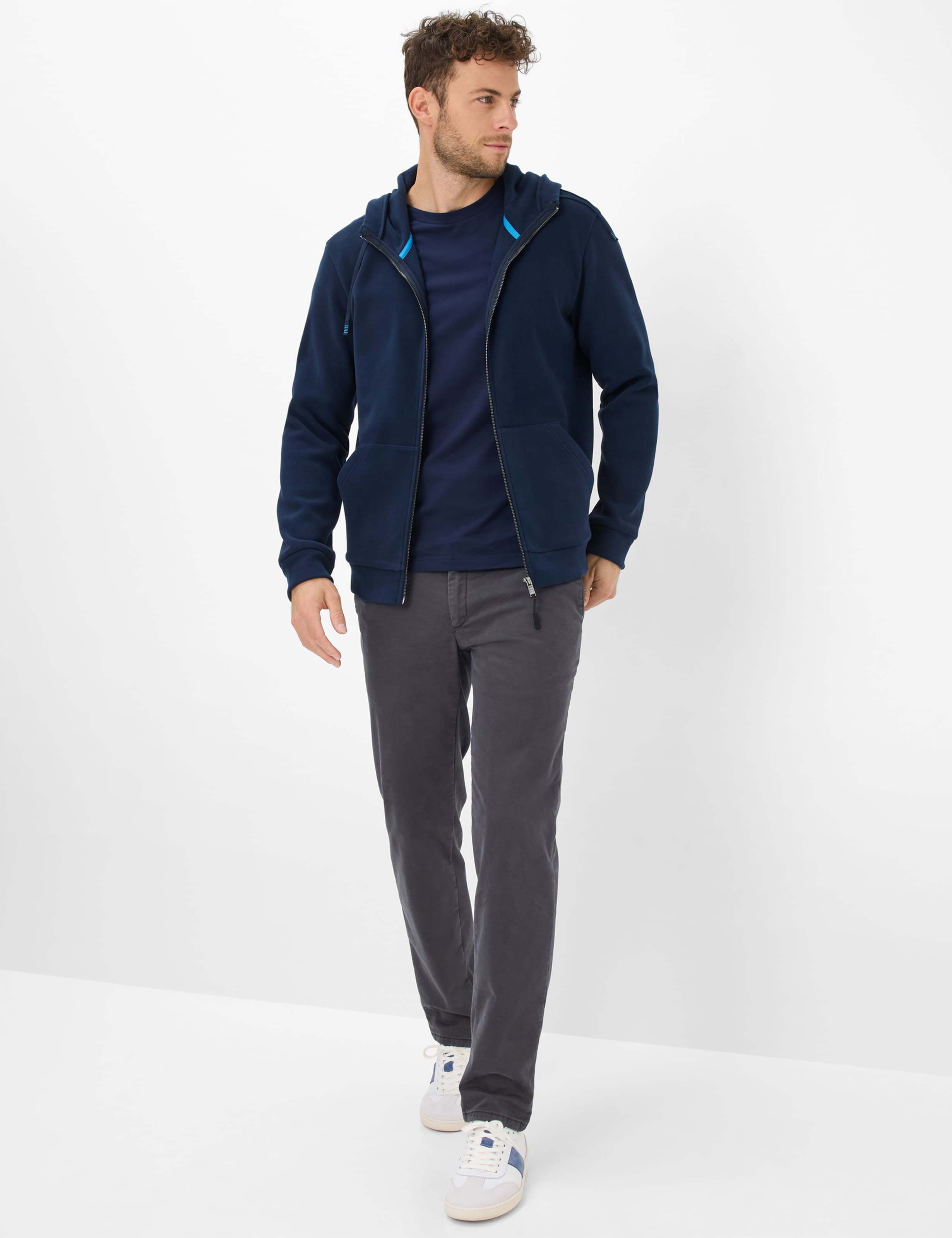 Men Style FABIO TT Medium Gray Modern Fit Model Outfit