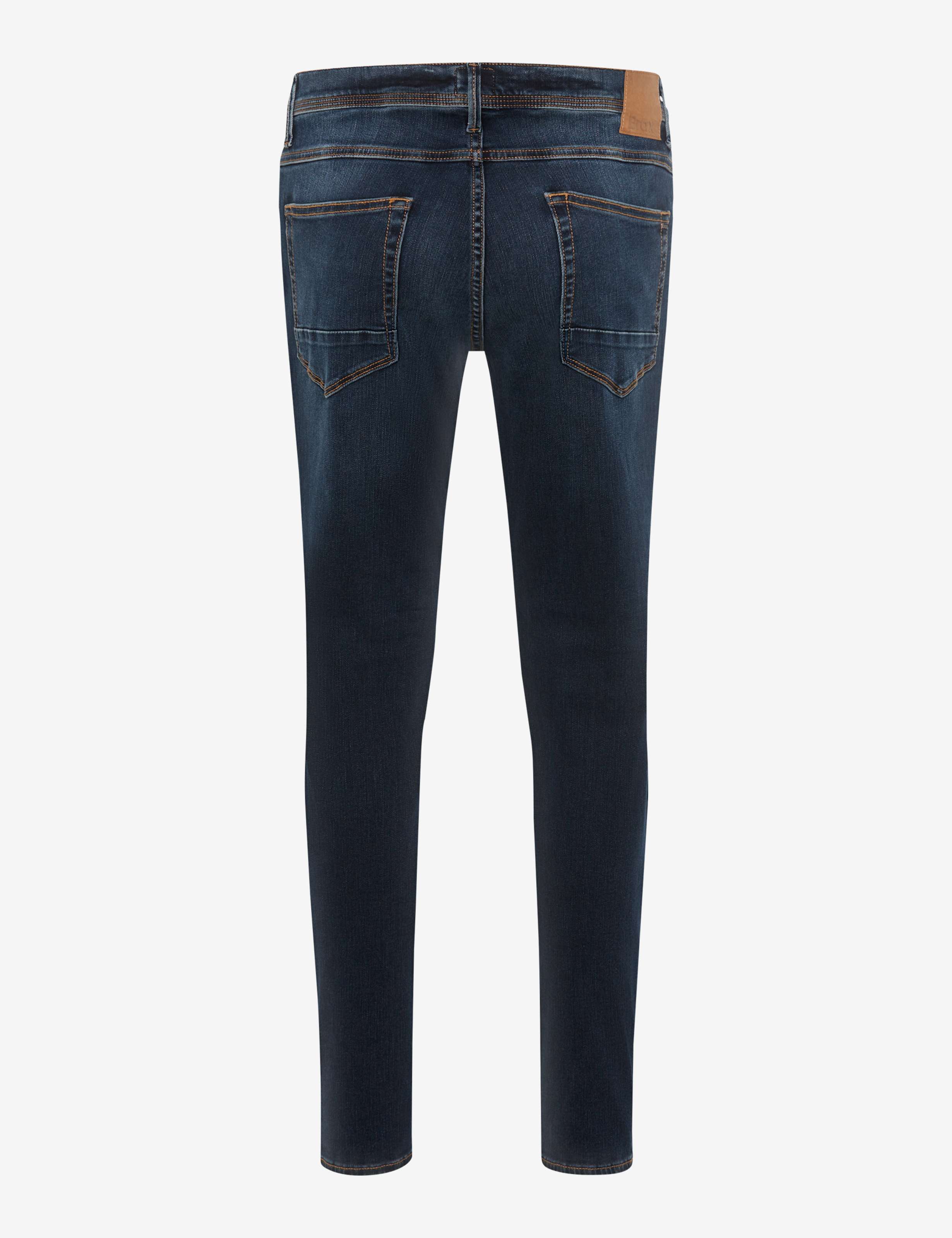 Herren Style CHRIS Denim Dunkelblau Slim Fit Freisteller Rueck