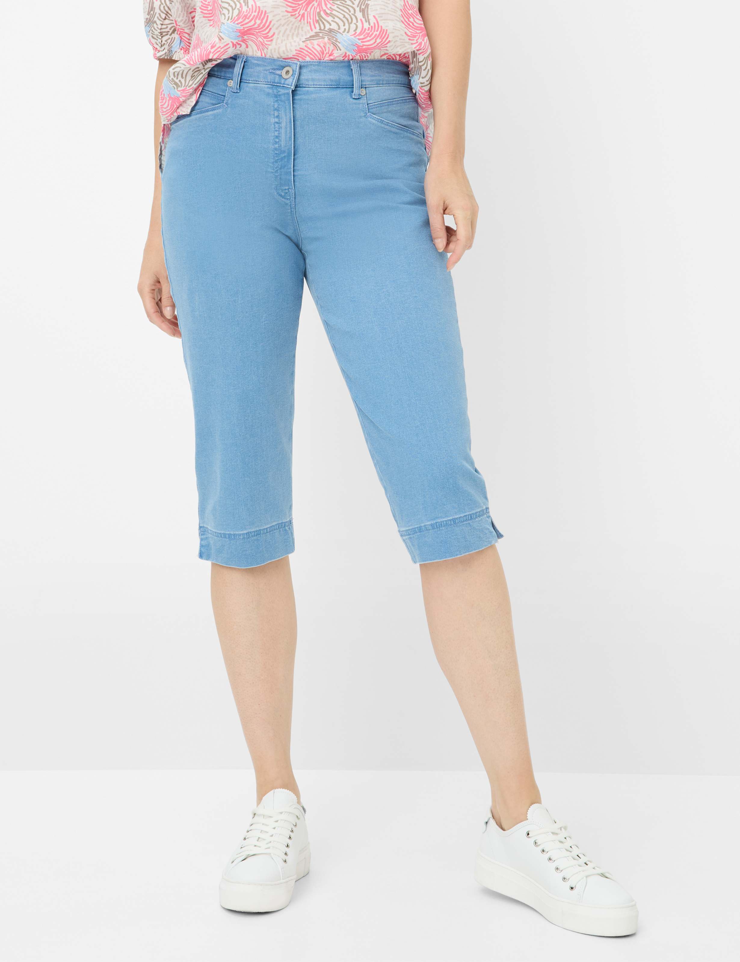 Blautöne, Damen, Style CAREN CAPRI, MODEL_FRONT_ISHOP