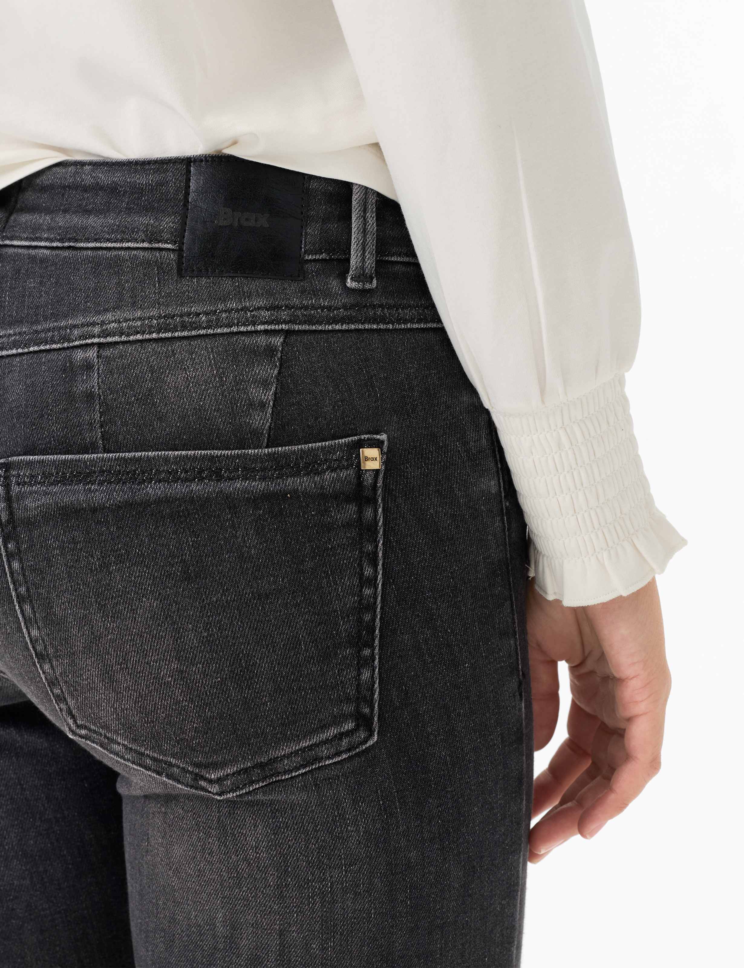 Women Style ANA Denim Dark Grey Skinny fit Detail 2