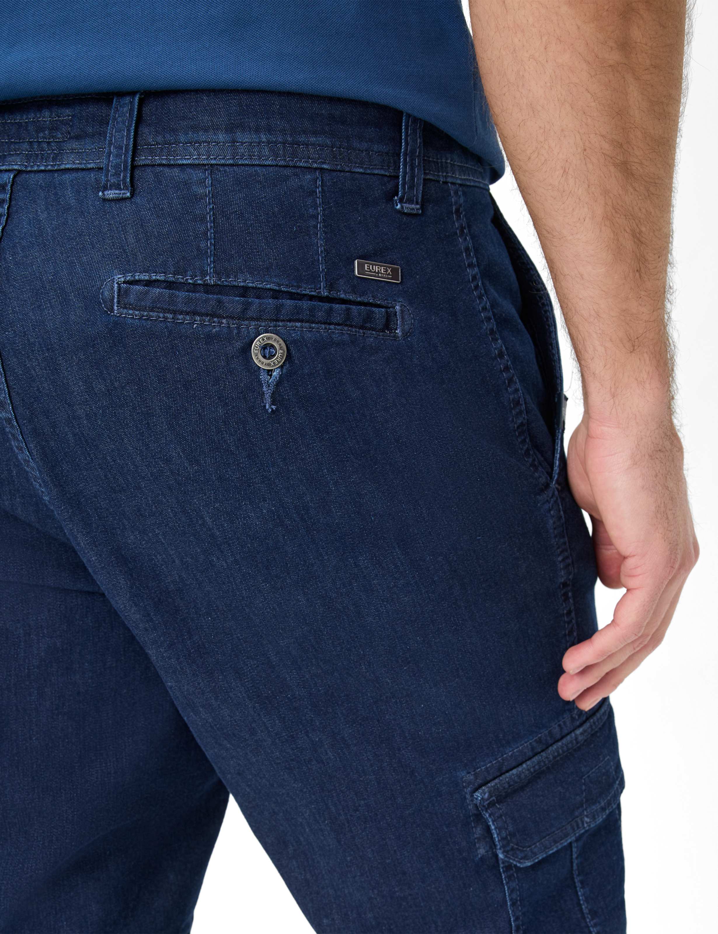 Herren Style BILL Denim Dunkelblau Regular Fit Detail 2