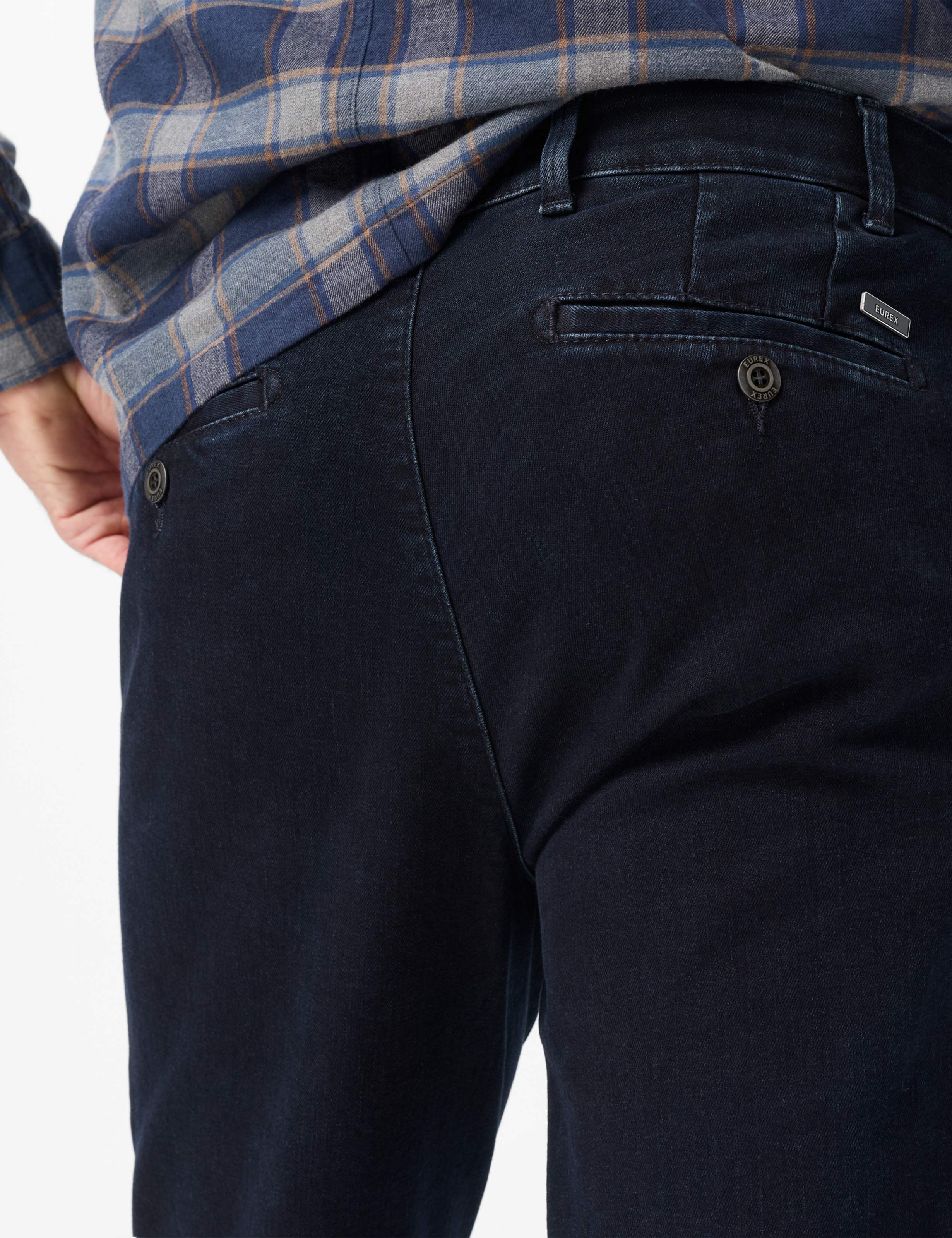 Herren Style LUIS Denim Dunkelblau Regular Fit Detail 2
