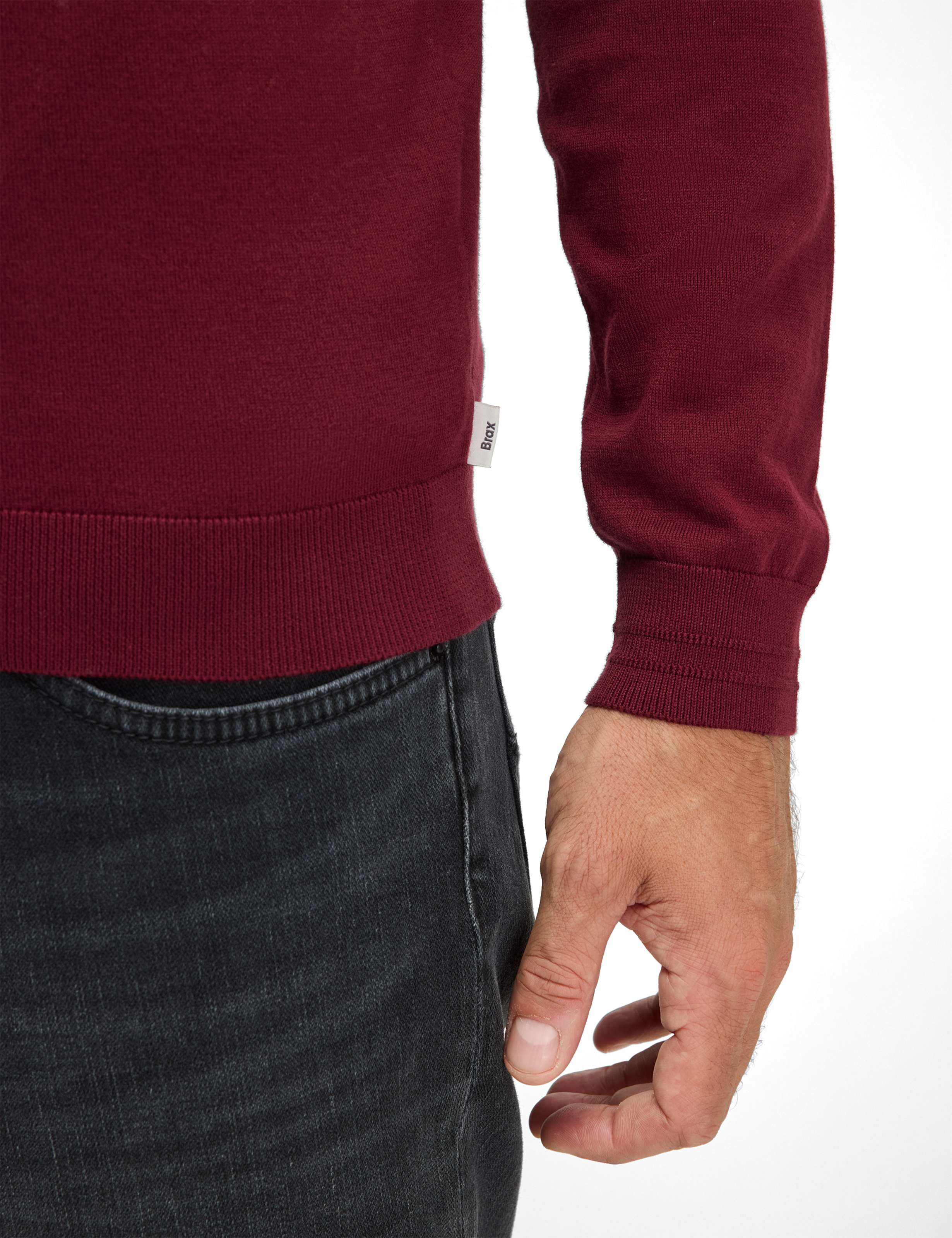 Homme Style RICK Rouge Foncé  Détail 2